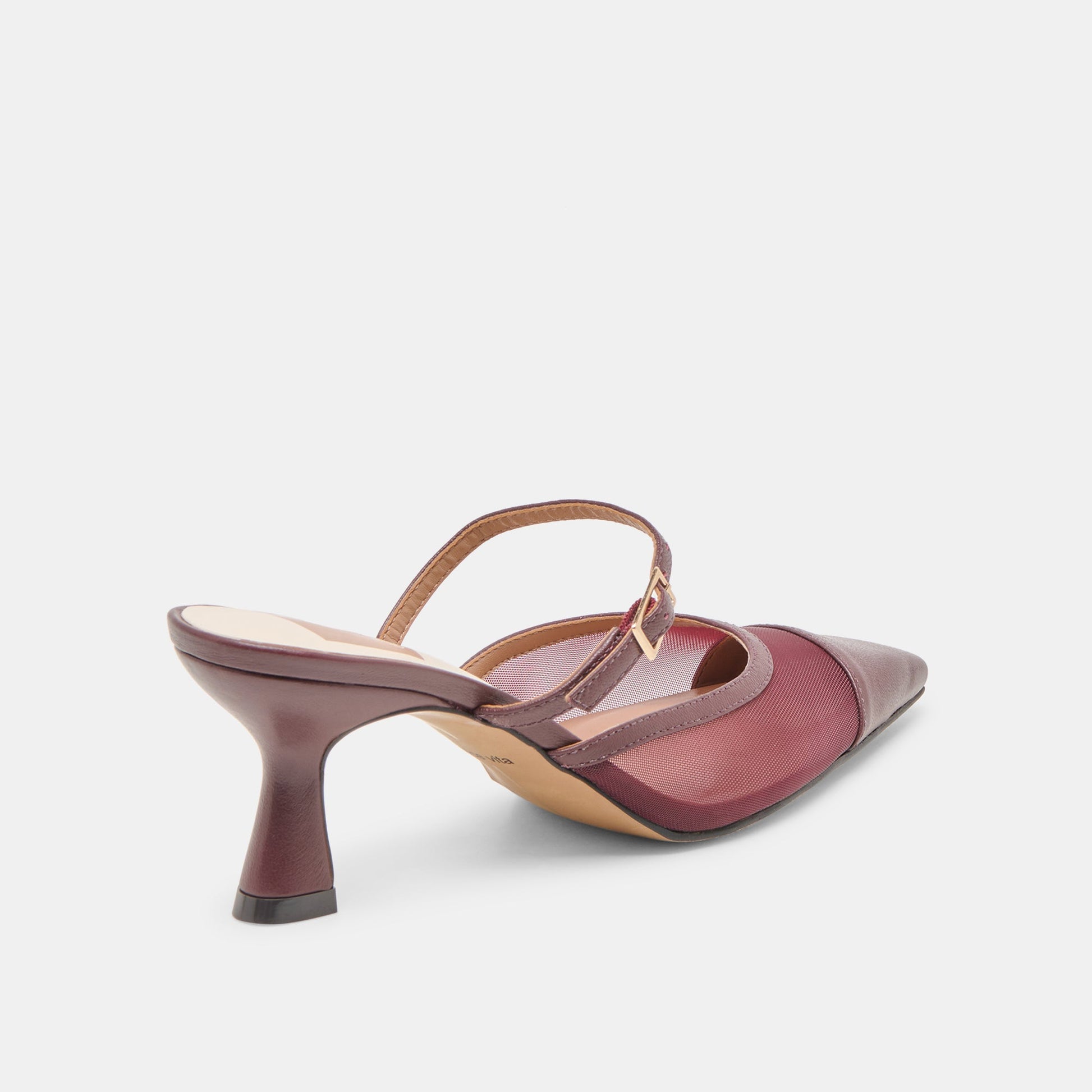 Loyd Burgundy Mesh Heels Dolce Vita Sale