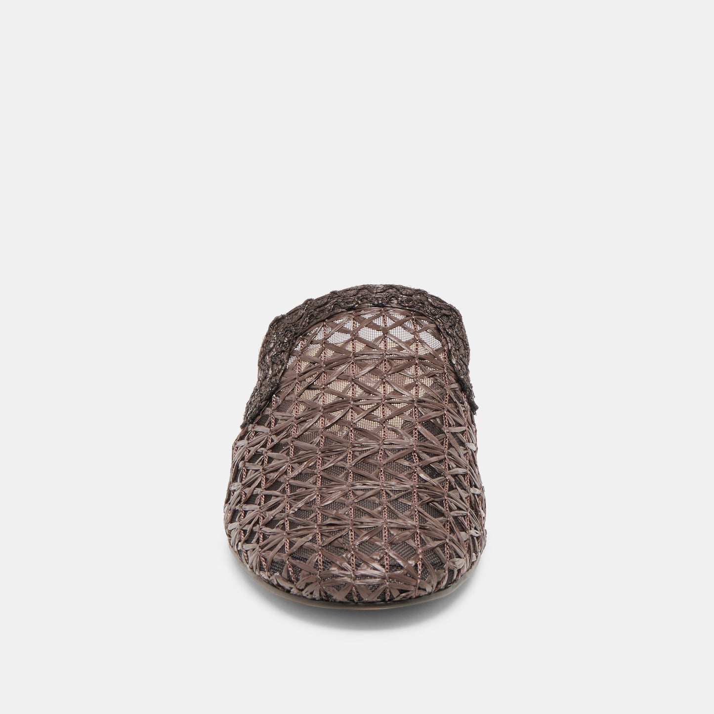 Kirt Chocolate Cross Hatch Raffia Flats Dolce Vita Discount