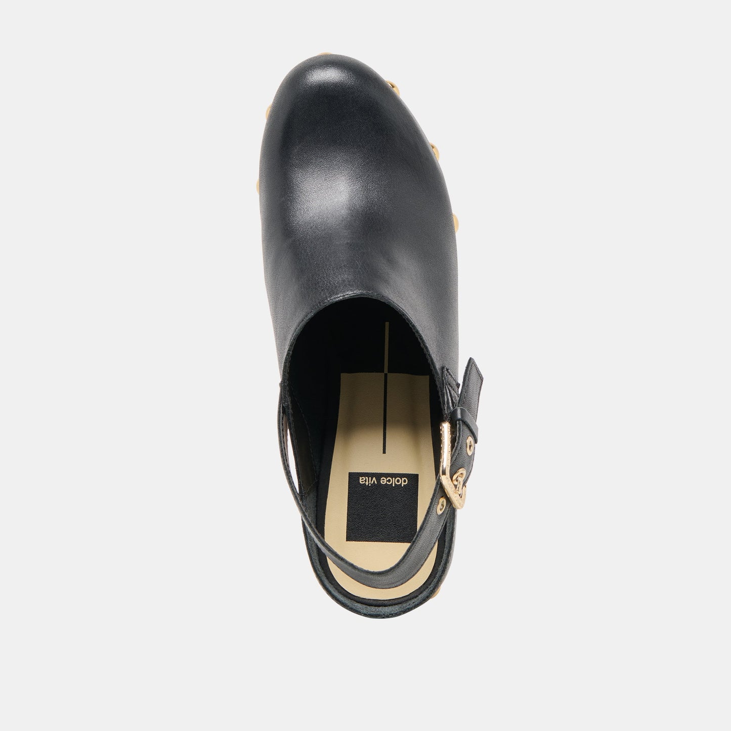 Adelan Black Leather Clogs Dolce Vita Online