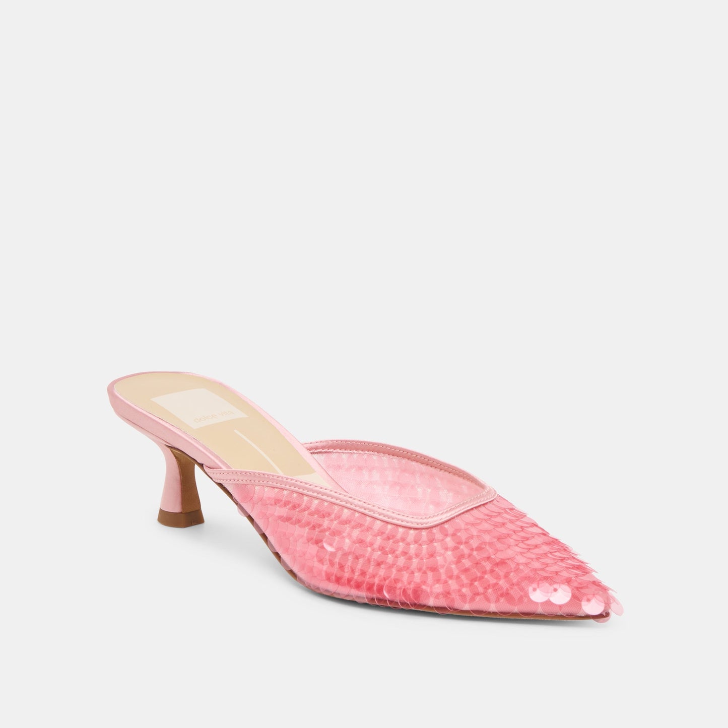 Cleo Sequin Light Pink Sequin Heels Dolce Vita Sale