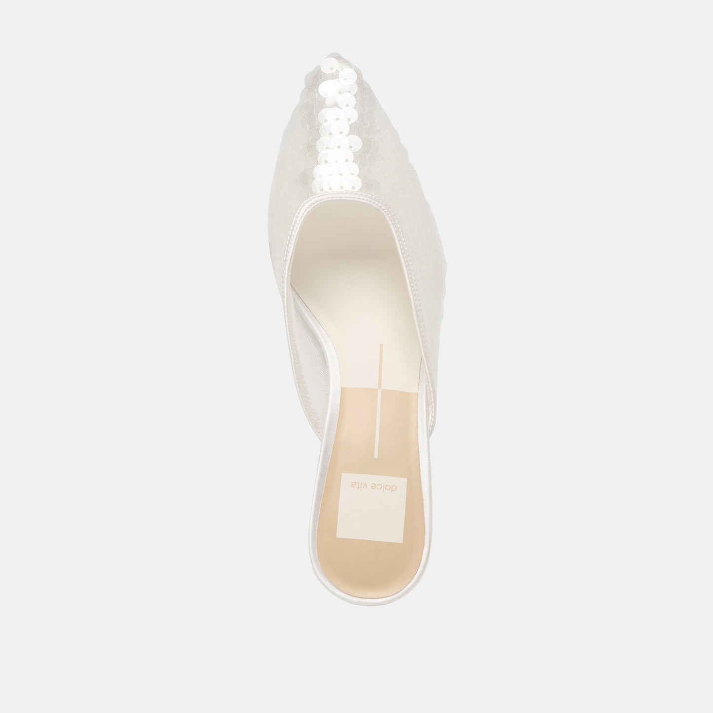 Cleo Ivory Sequin Heels Dolce Vita New