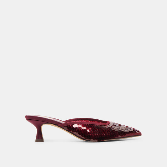 Cleo Cranberry Sequin Heels Dolce Vita Discount