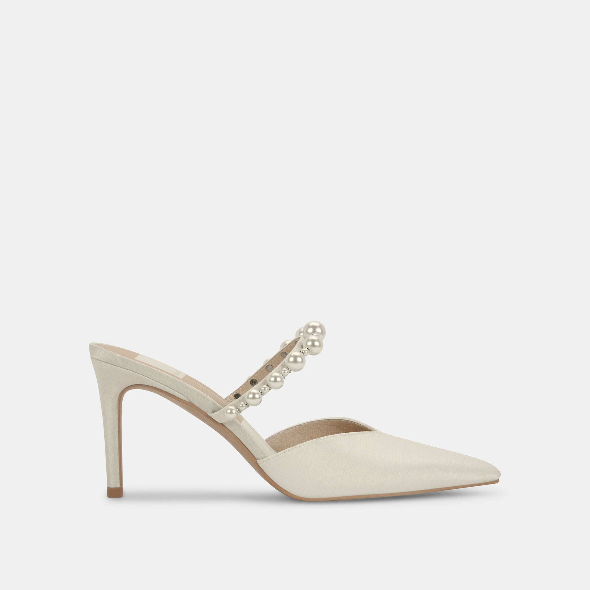KANIKA Pearl Heels Vanilla Silk | Vanilla Silk Pearl Tapered Heels
 – Dolce Vita Dolce Vita On sale