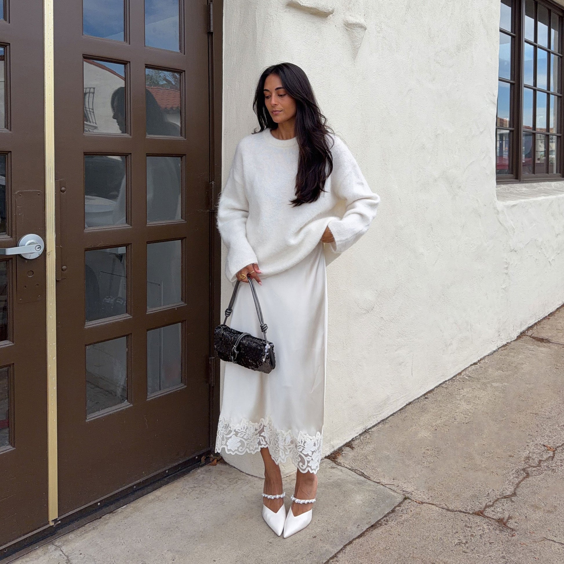 KANIKA Pearl Heels Vanilla Silk | Vanilla Silk Pearl Tapered Heels
 – Dolce Vita Dolce Vita On sale