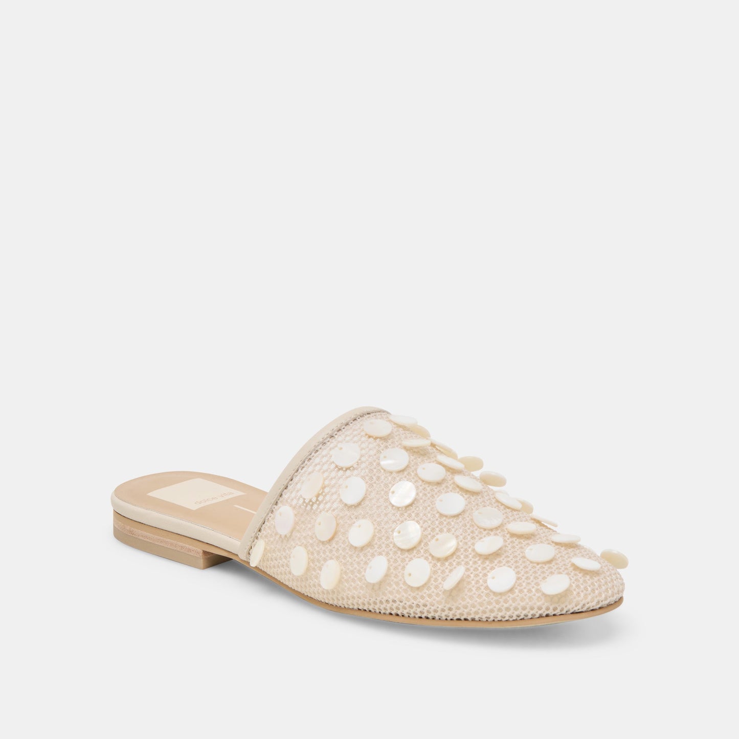 Rova Bead Ivory Disc Mesh Flats Dolce Vita For sale