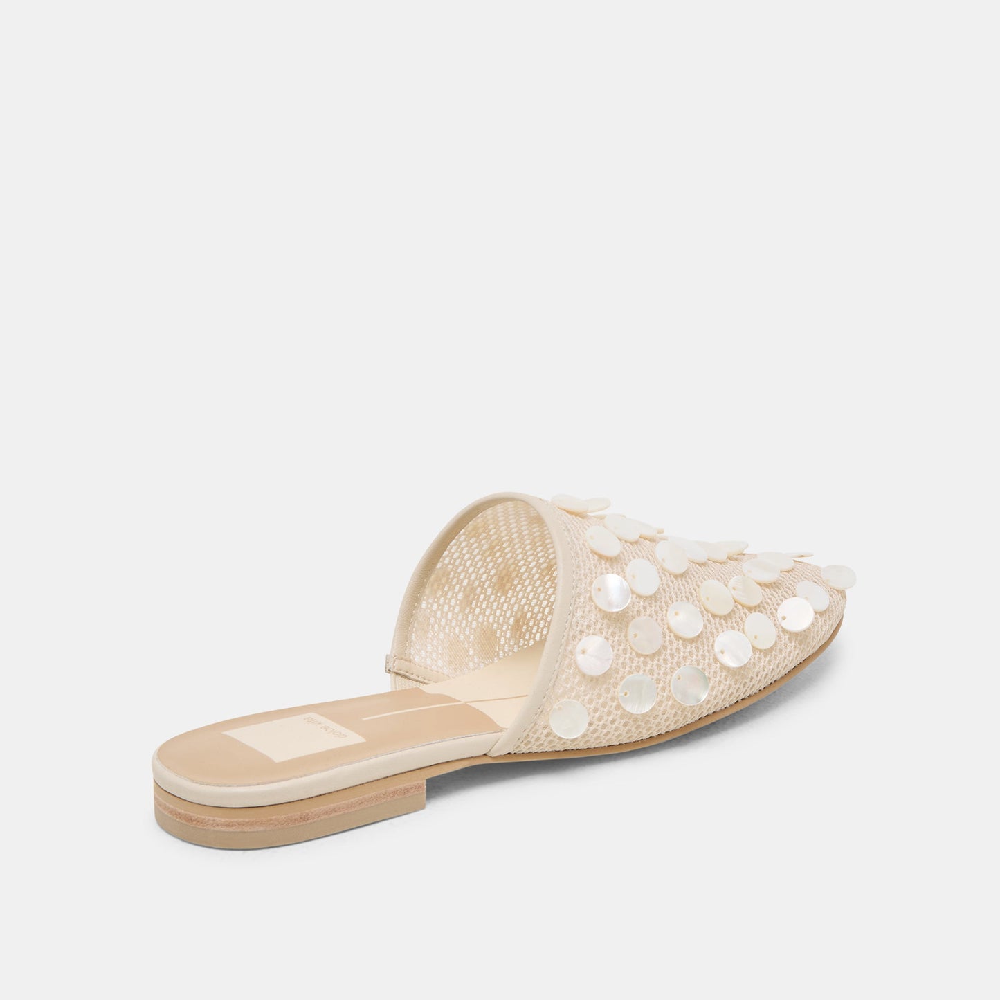 Rova Bead Ivory Disc Mesh Flats Dolce Vita For sale