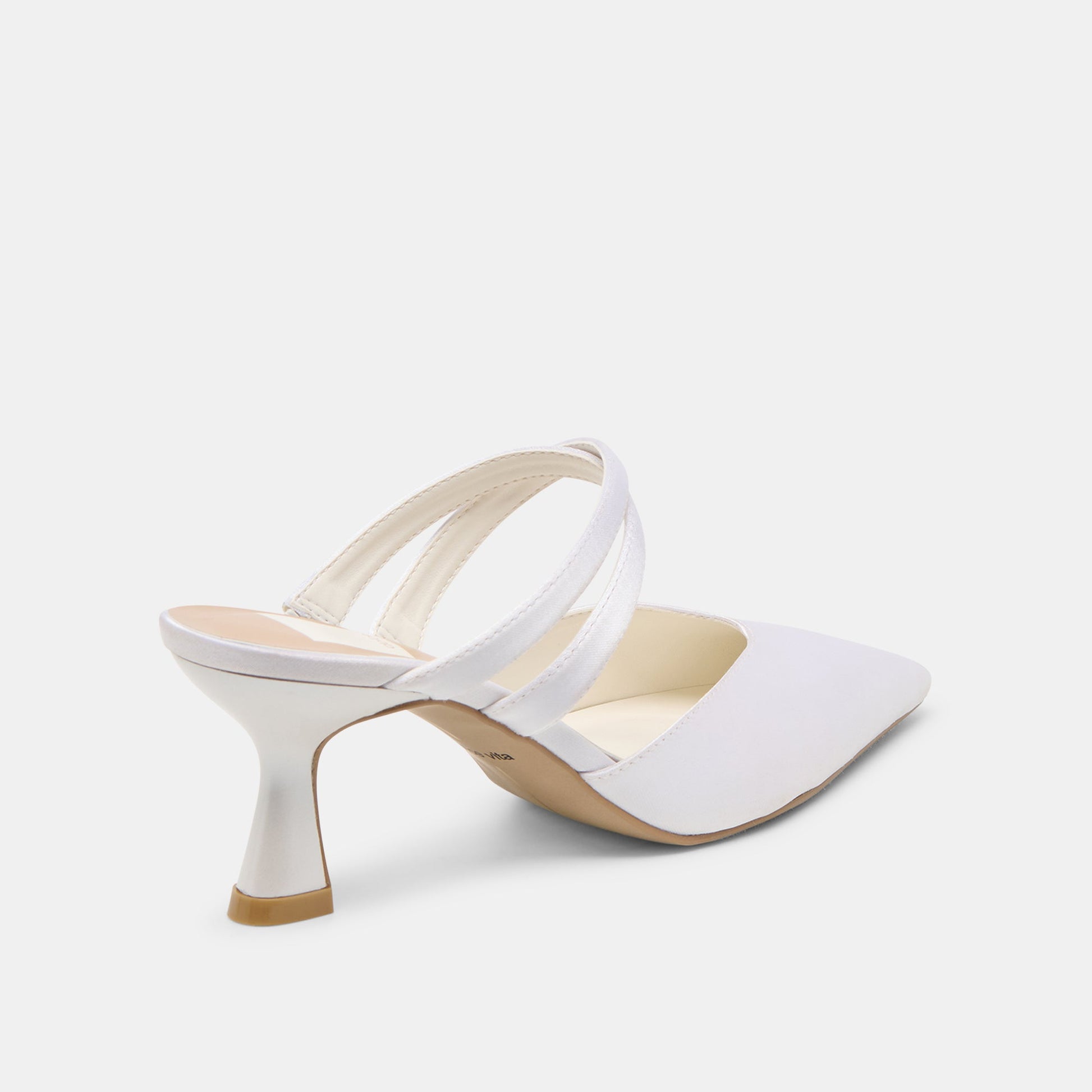 Linore True White Satin Heels Dolce Vita Discount