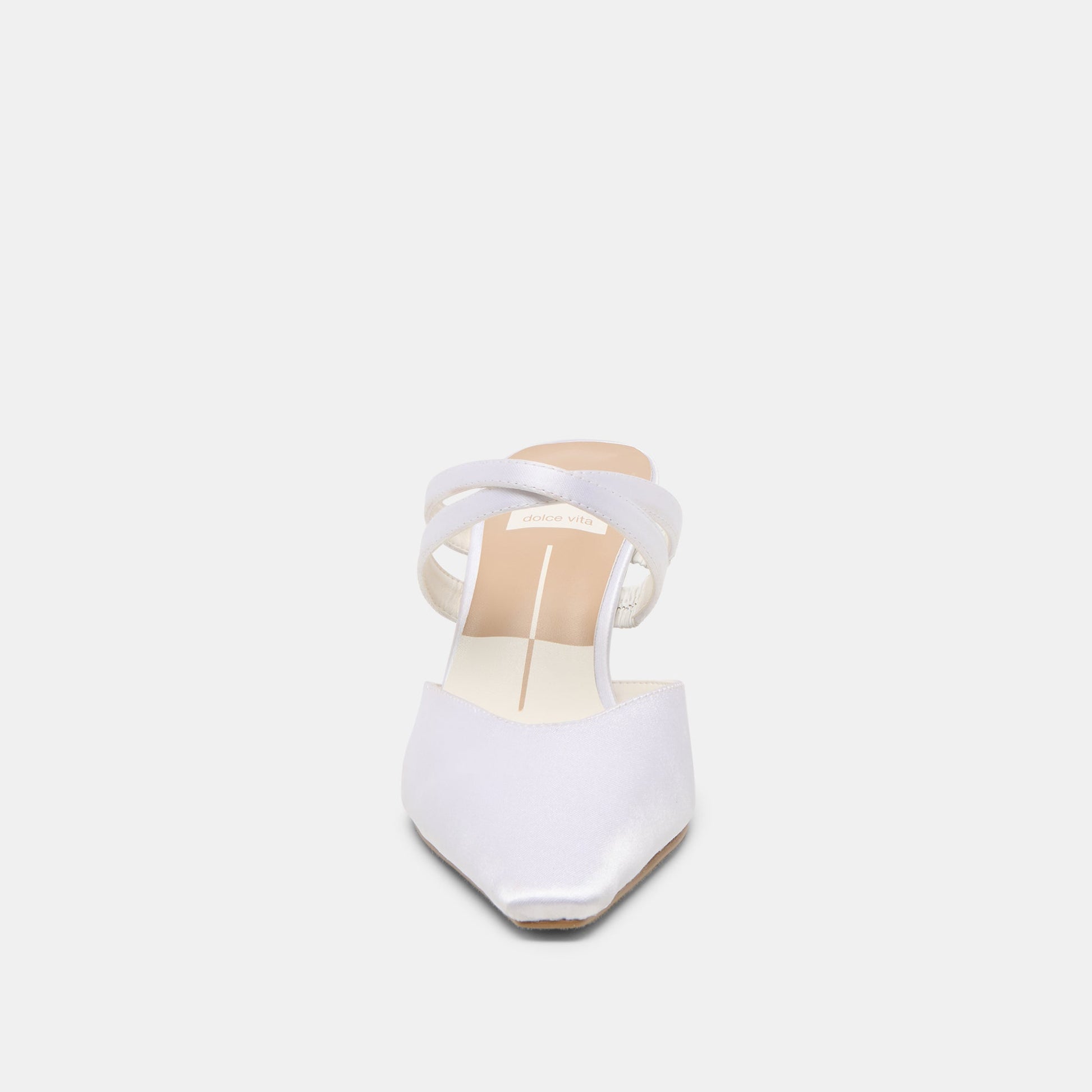 Linore True White Satin Heels Dolce Vita Discount
