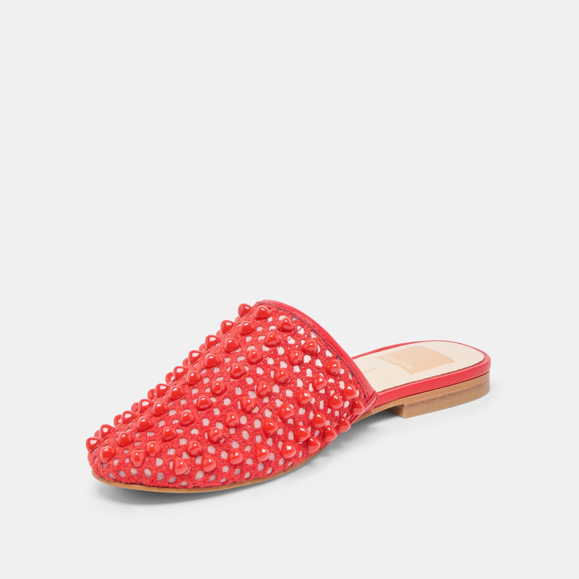 Rova Bead Chili Beaded Mesh Flats Dolce Vita Outlet