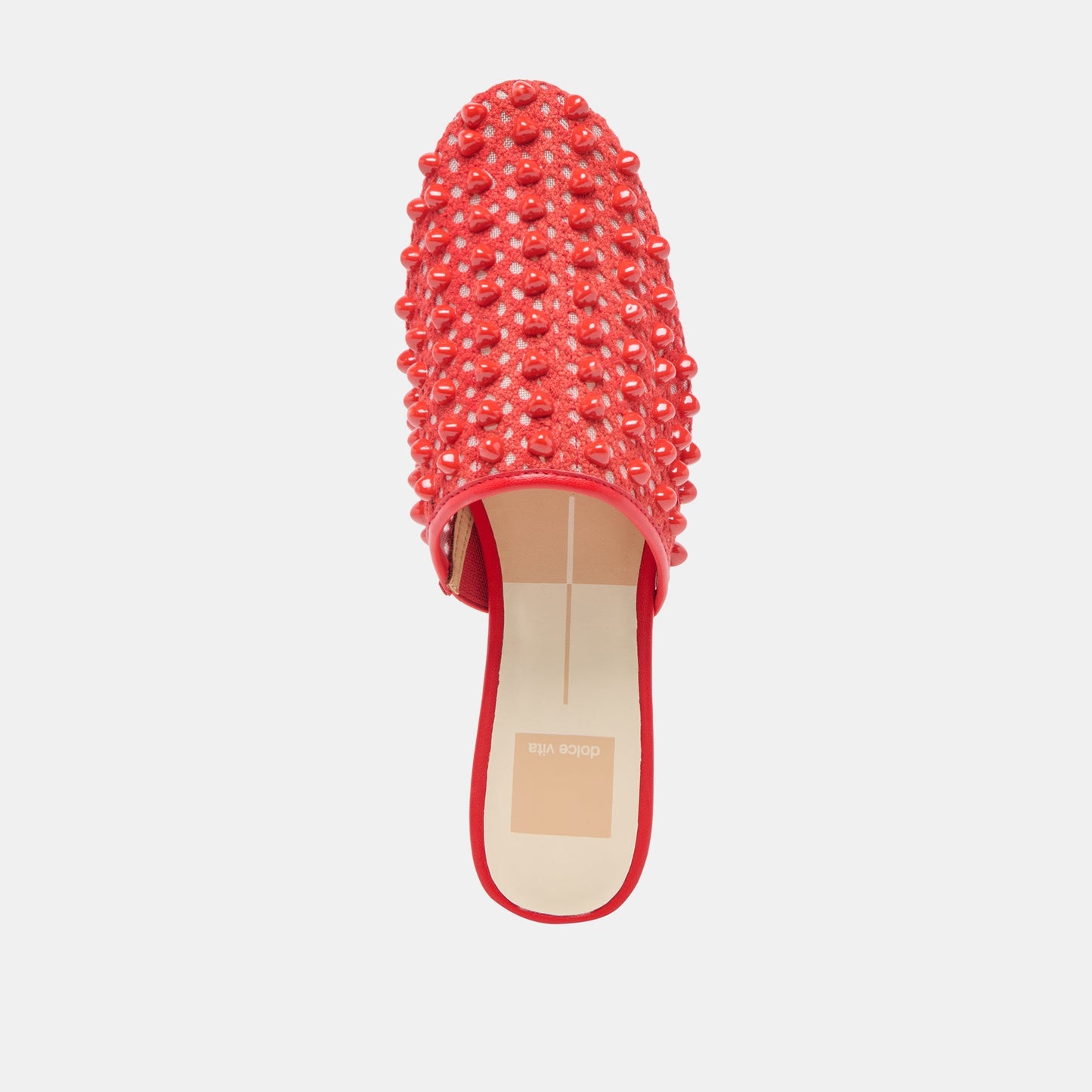 Rova Bead Chili Beaded Mesh Flats Dolce Vita Outlet