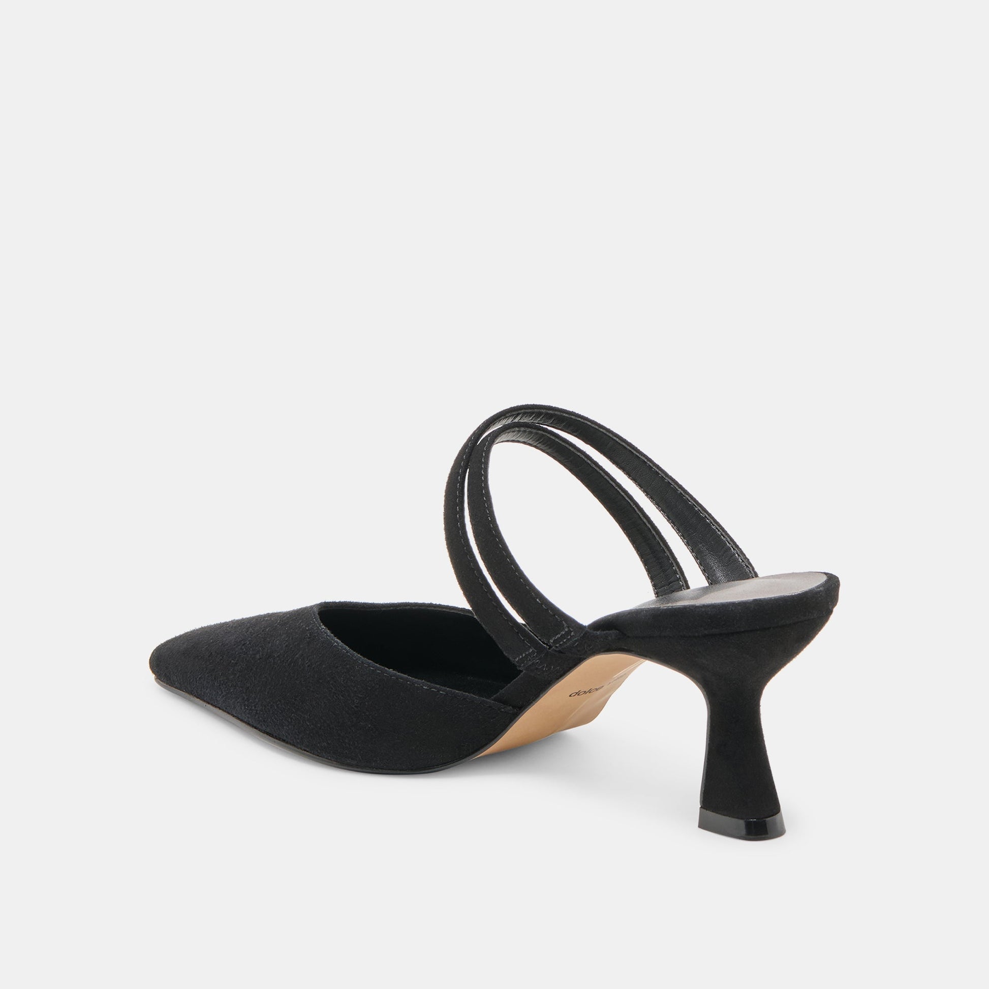 Linore Onyx Suede Heels Dolce Vita For sale