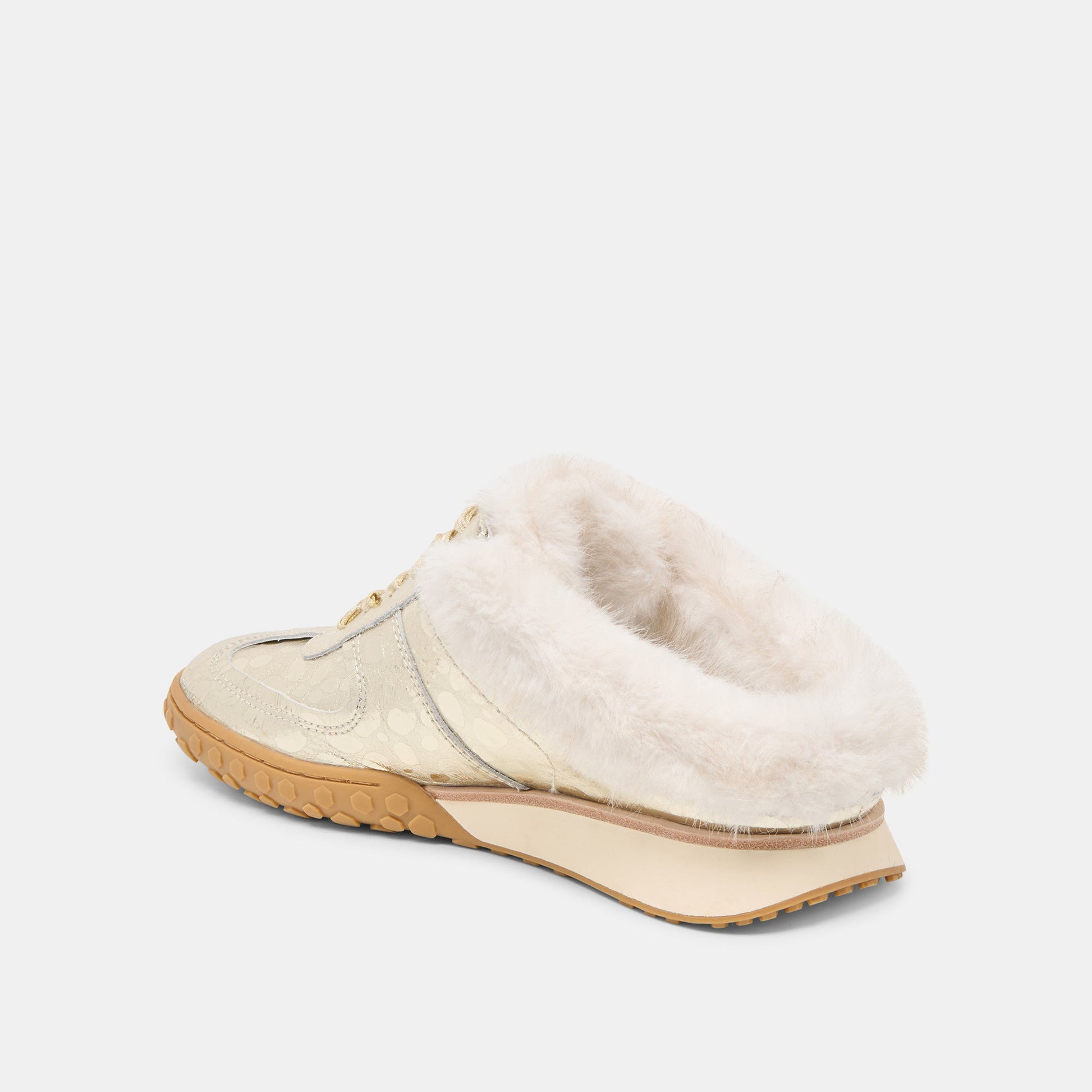 Izzey Plush Platinum Leather Sneakers Dolce Vita Discount