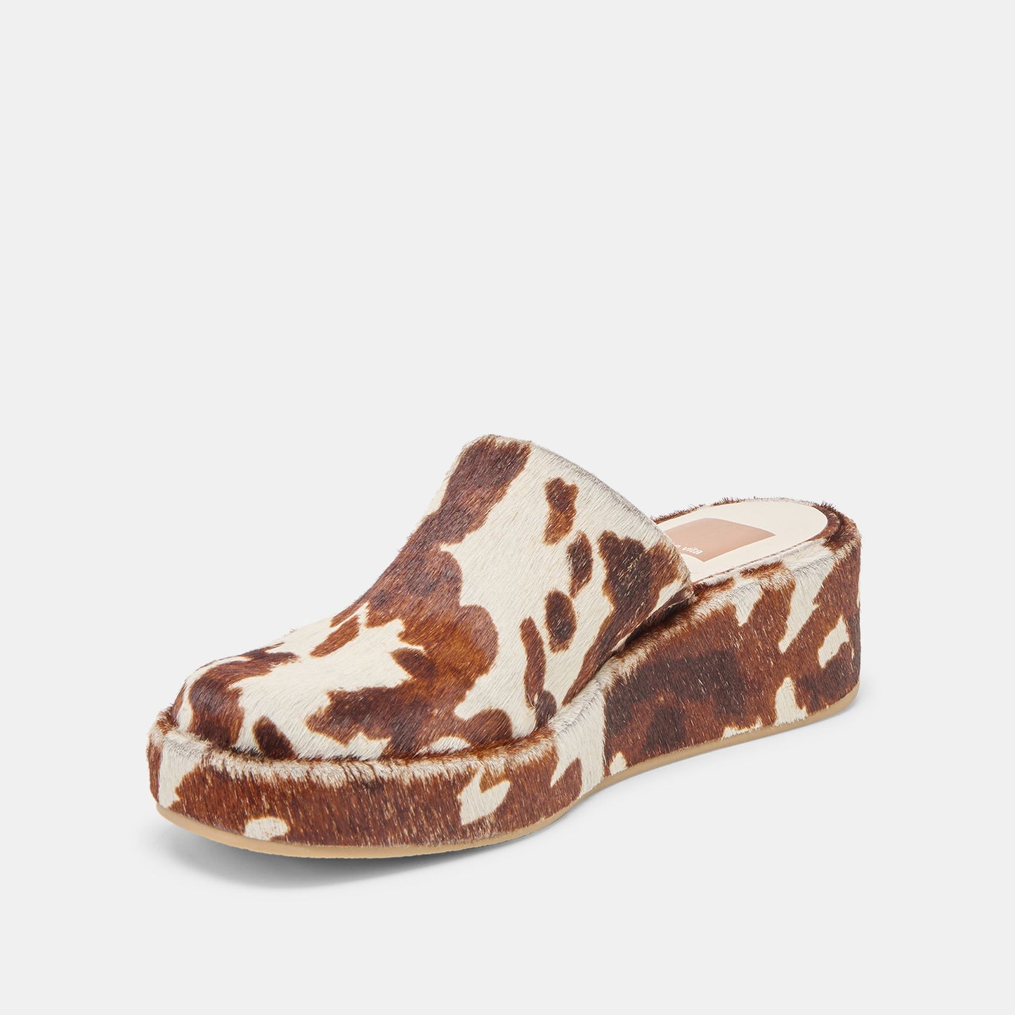 Rosita Cocoa Taurus Calf Hair Flats Dolce Vita Outlet