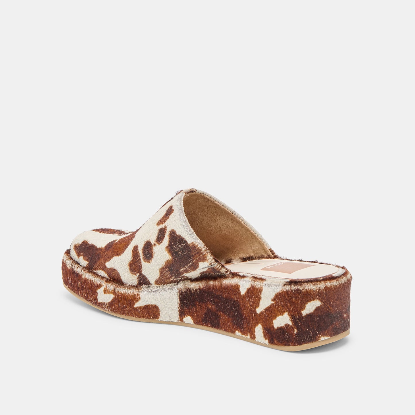 Rosita Cocoa Taurus Calf Hair Flats Dolce Vita Outlet