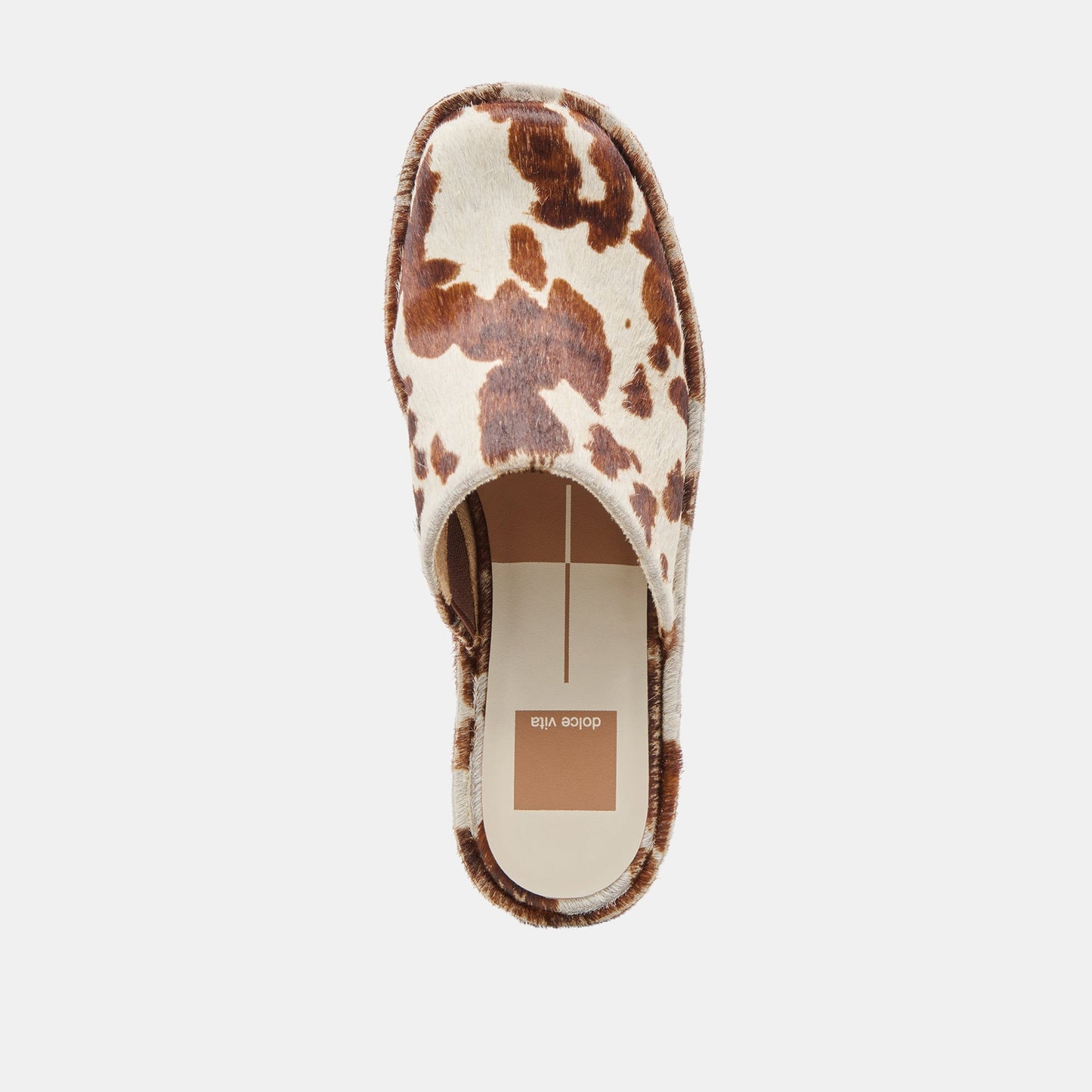 Rosita Cocoa Taurus Calf Hair Flats Dolce Vita Outlet