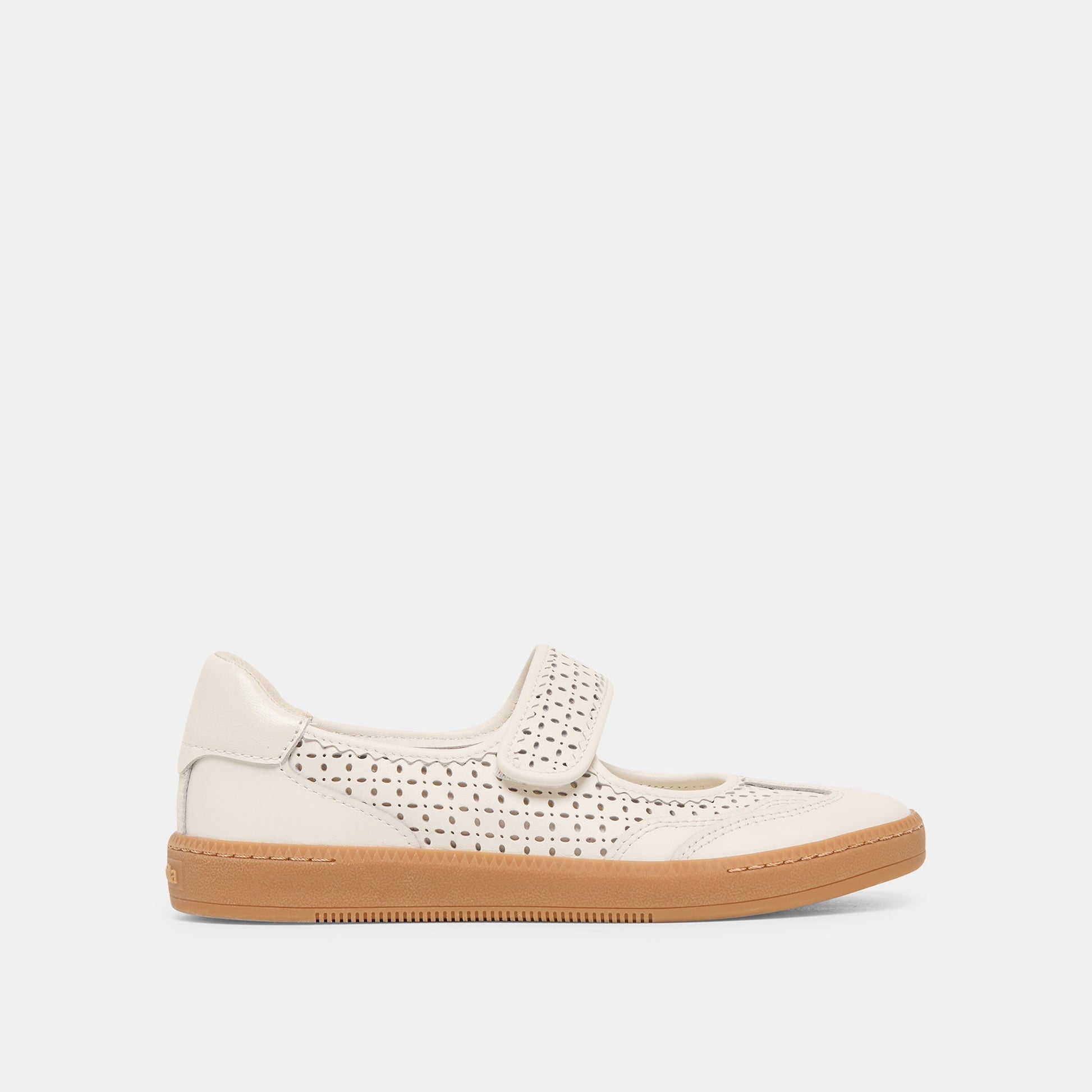 Nanet White Perforated Leather Sneakers Dolce Vita For sale