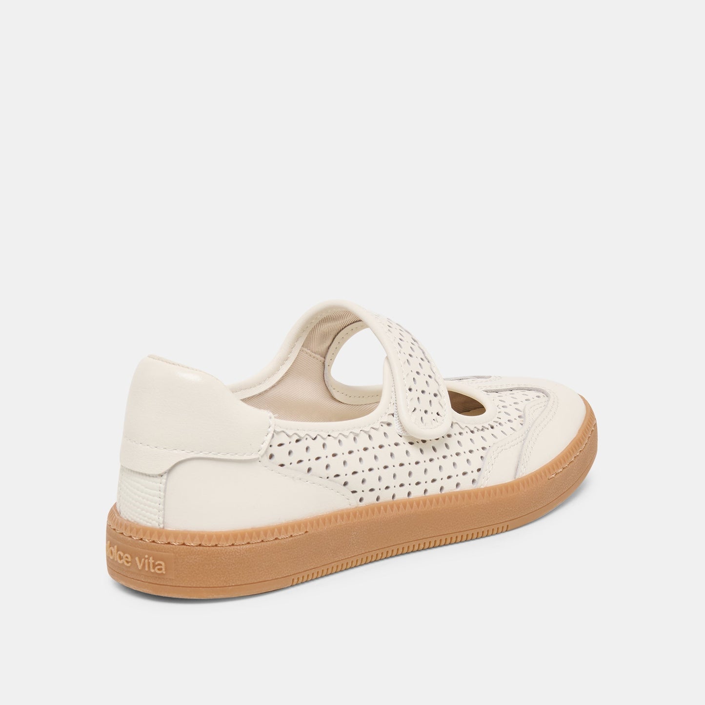 Nanet White Perforated Leather Sneakers Dolce Vita For sale