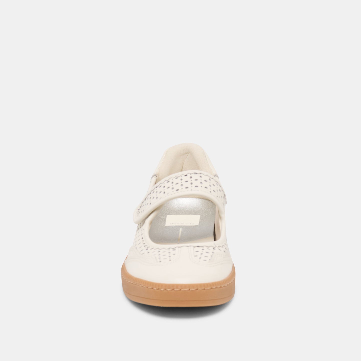 Nanet White Perforated Leather Sneakers Dolce Vita For sale
