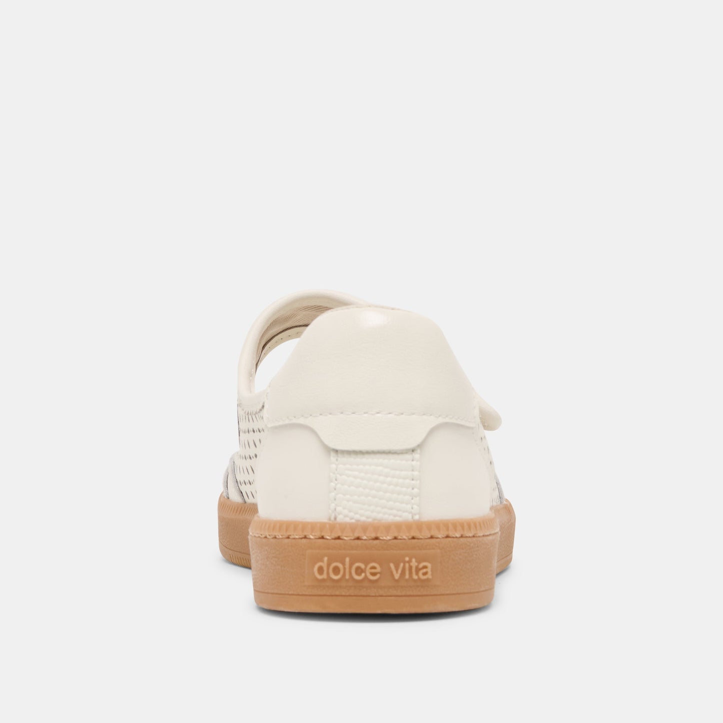 Nanet White Perforated Leather Sneakers Dolce Vita For sale