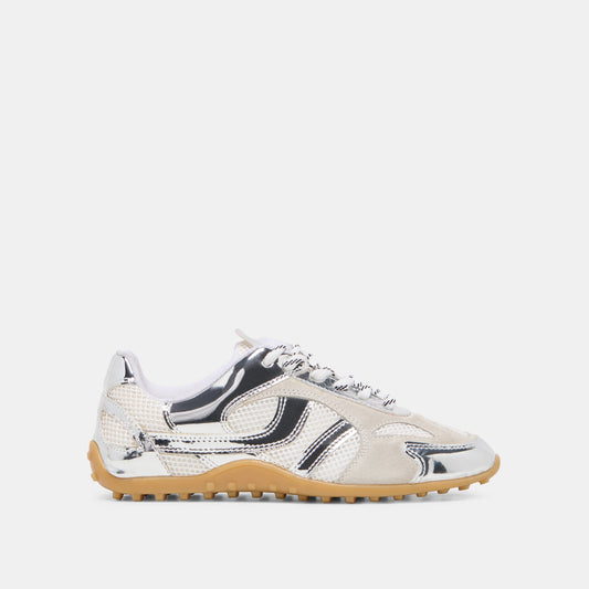 Myles Silver Multi Leather Sneakers Dolce Vita Sale