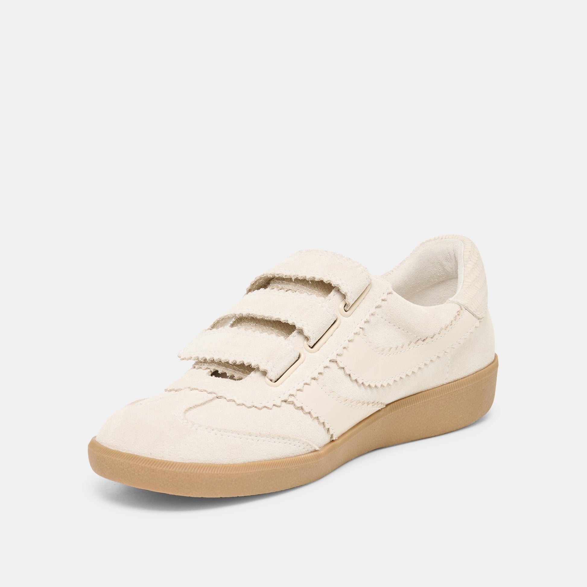 Merit Velcro Ivory Leather Sneakers Dolce Vita Outlet