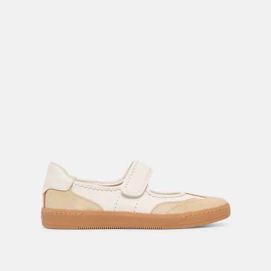Nanet Ivory Multi Leather Sneakers Dolce Vita Outlet
