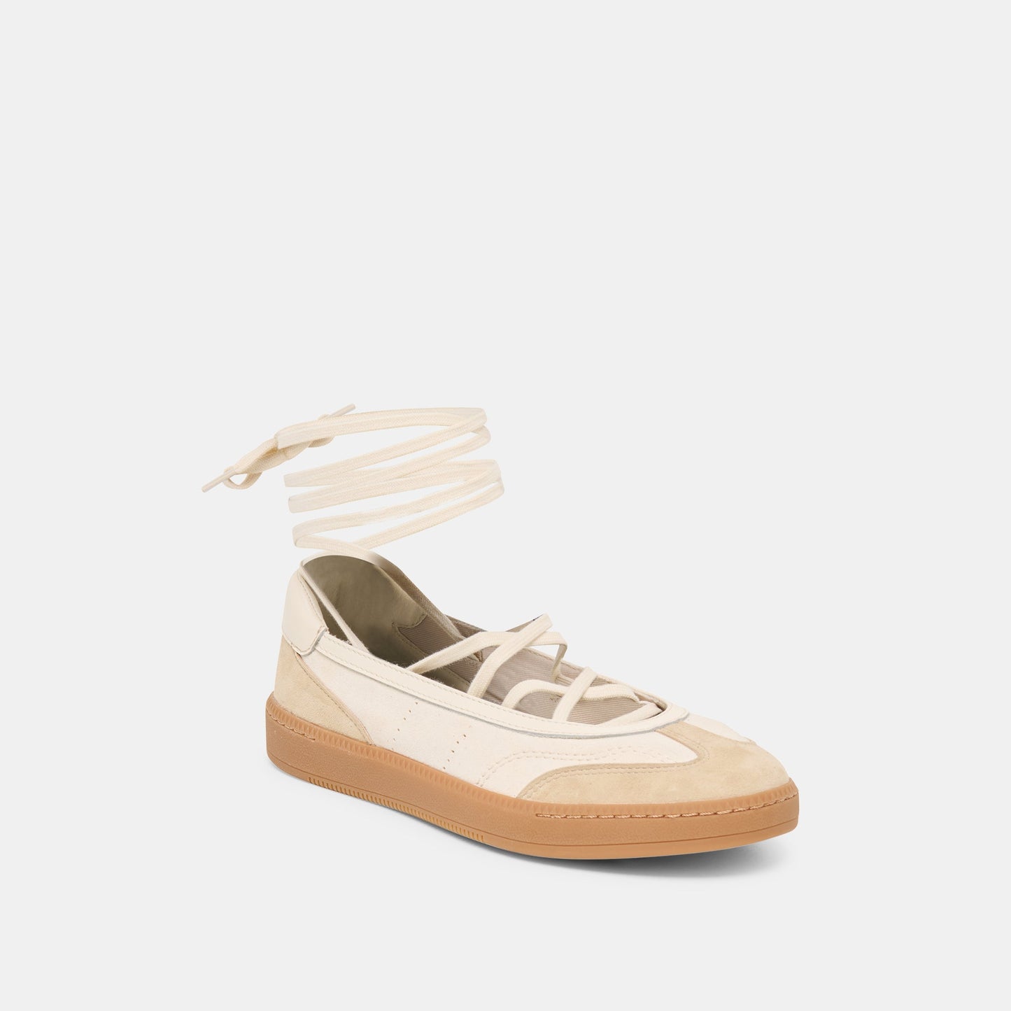 Nyomie Ivory Multi Leather Sneakers Dolce Vita us