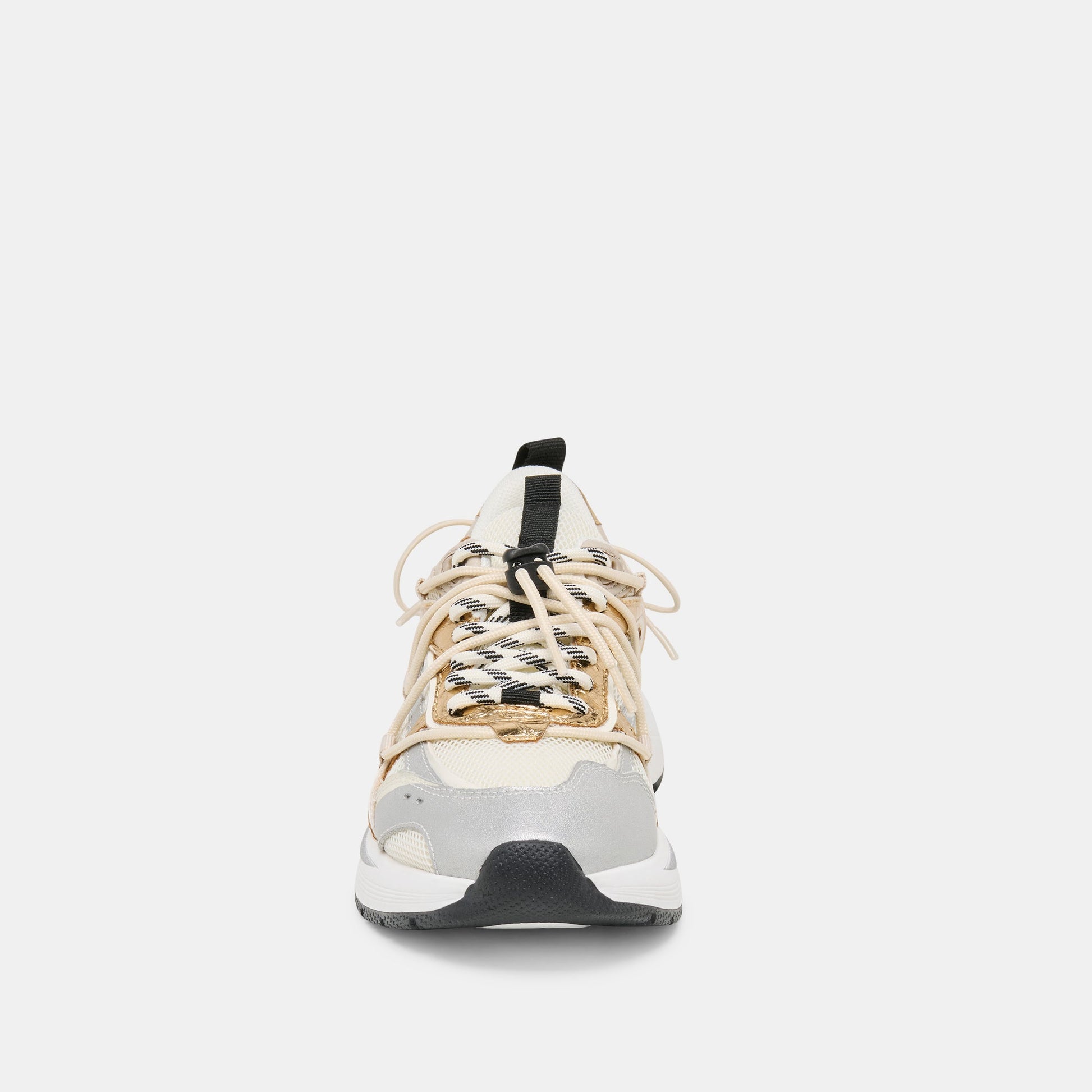 Selmar Silver Gold Leather Sneakers Dolce Vita New