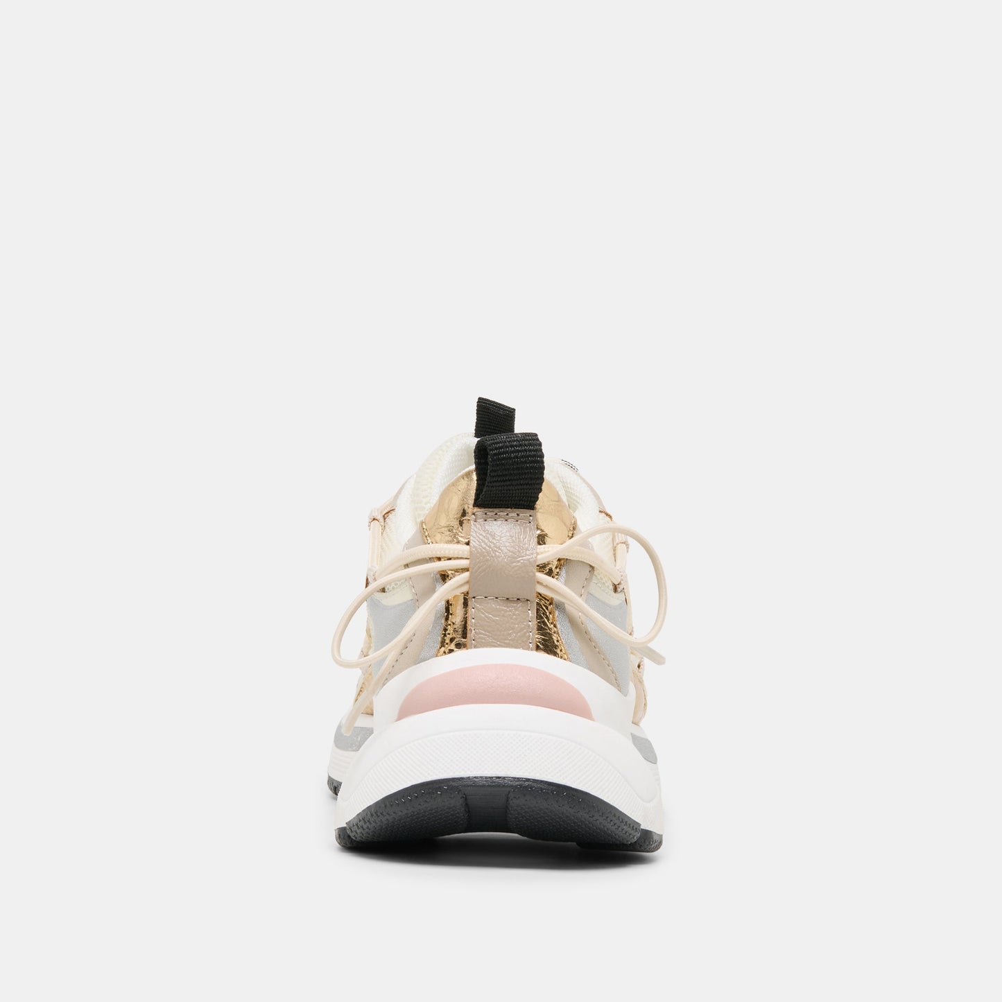 Selmar Silver Gold Leather Sneakers Dolce Vita New