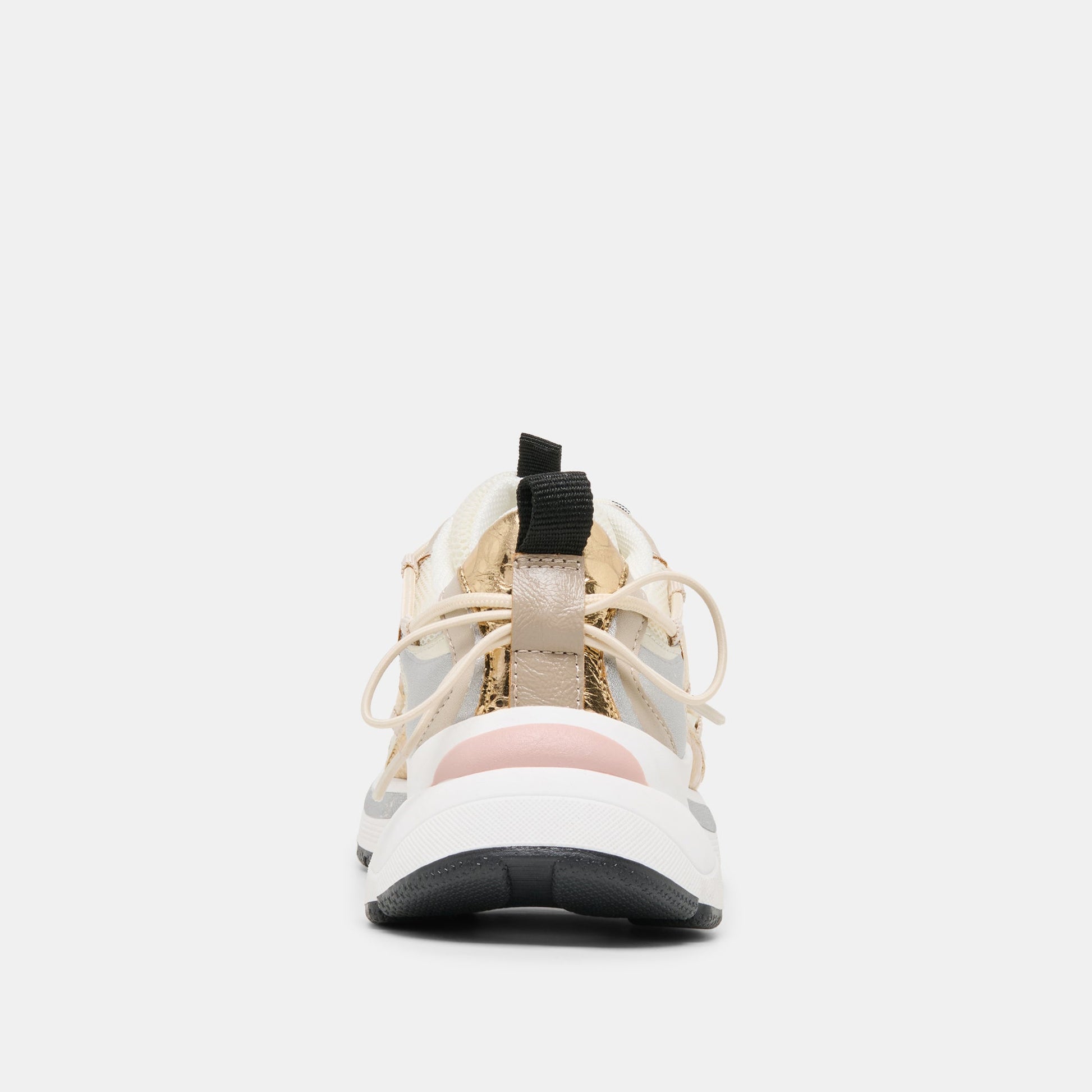 Selmar Silver Gold Leather Sneakers Dolce Vita New
