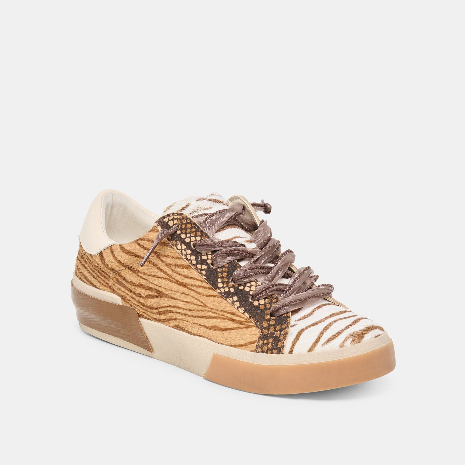 Zina Zebra Multi Calf Hair Sneakers Dolce Vita Discount