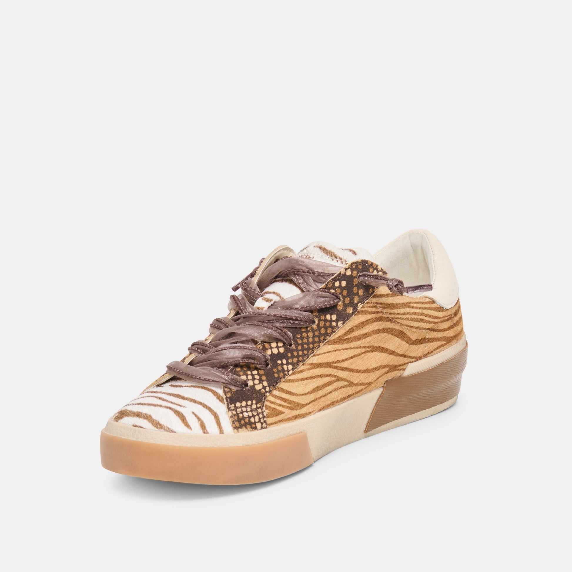 Zina Zebra Multi Calf Hair Sneakers Dolce Vita Discount