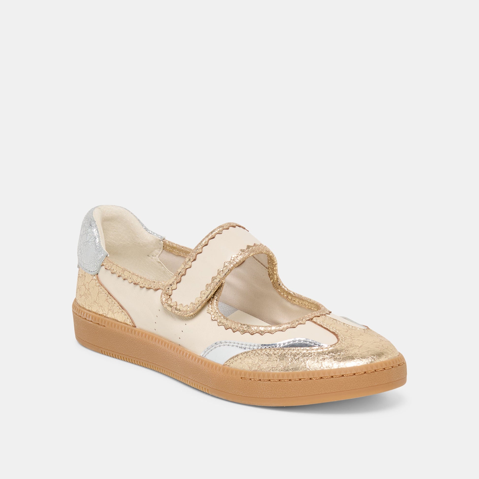 NANET Metallic Multi Leather Mary-Jane Sneakers Dolce Vita Sale