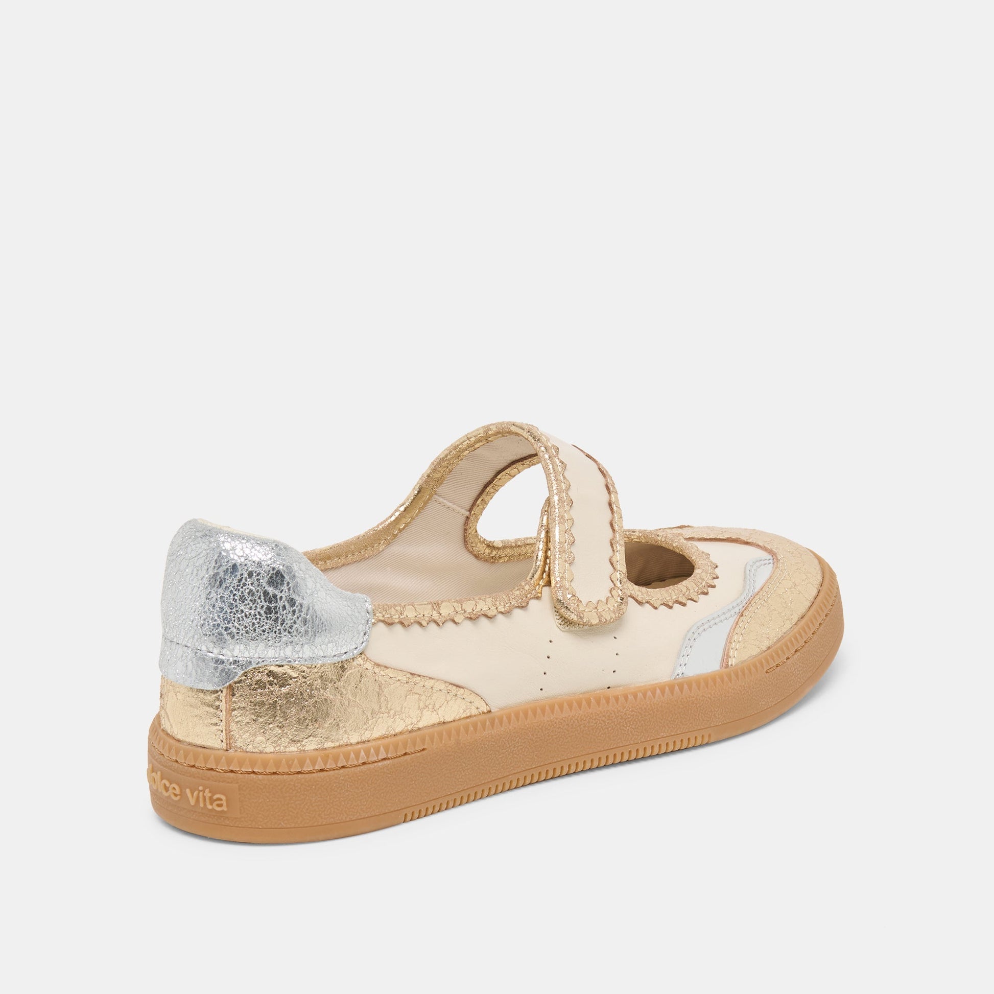 NANET Metallic Multi Leather Mary-Jane Sneakers Dolce Vita Sale