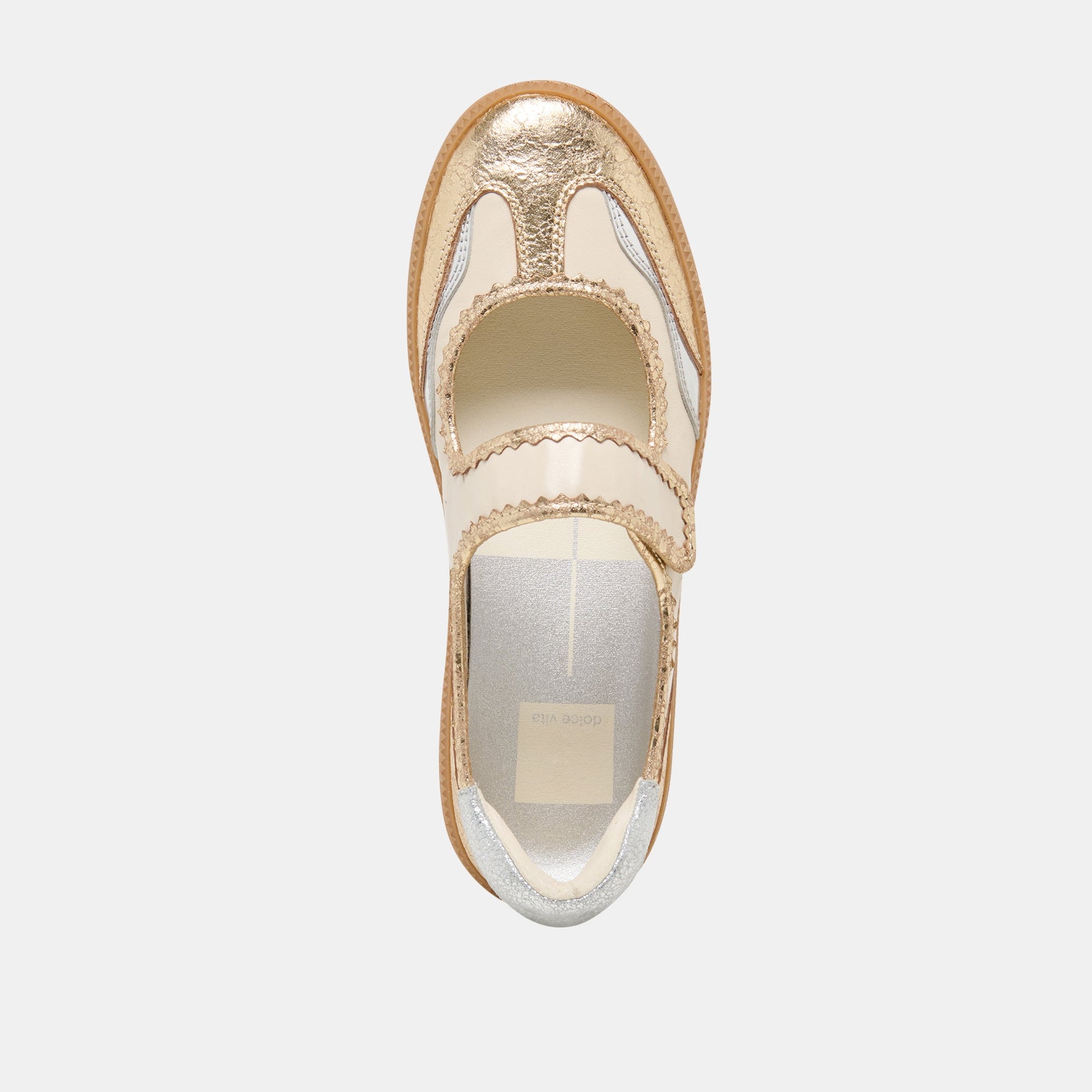 NANET Metallic Multi Leather Mary-Jane Sneakers Dolce Vita Sale