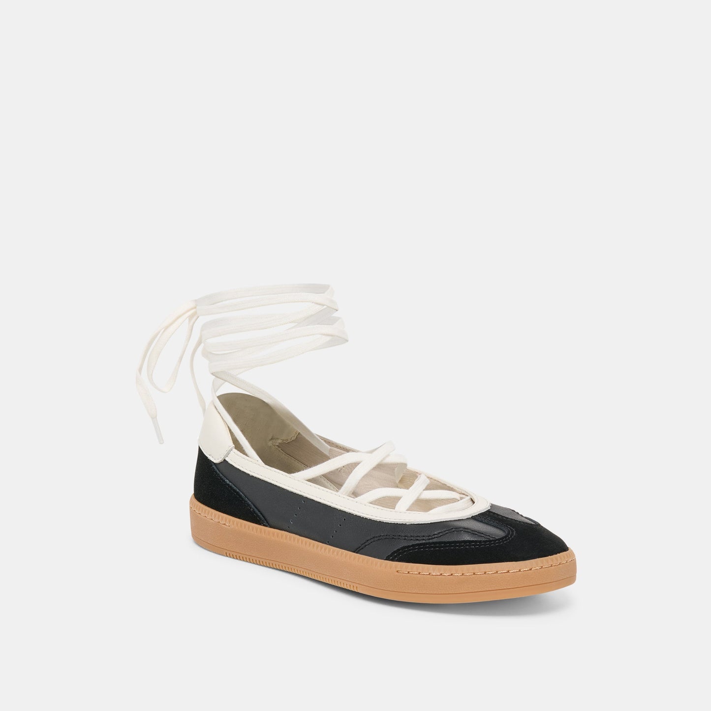 Nyomie Black Leather Sneakers Dolce Vita Outlet