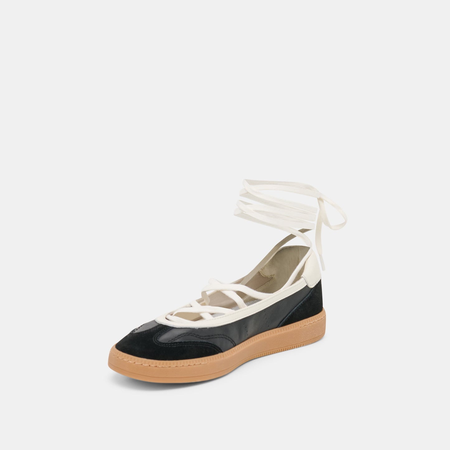 Nyomie Black Leather Sneakers Dolce Vita Outlet