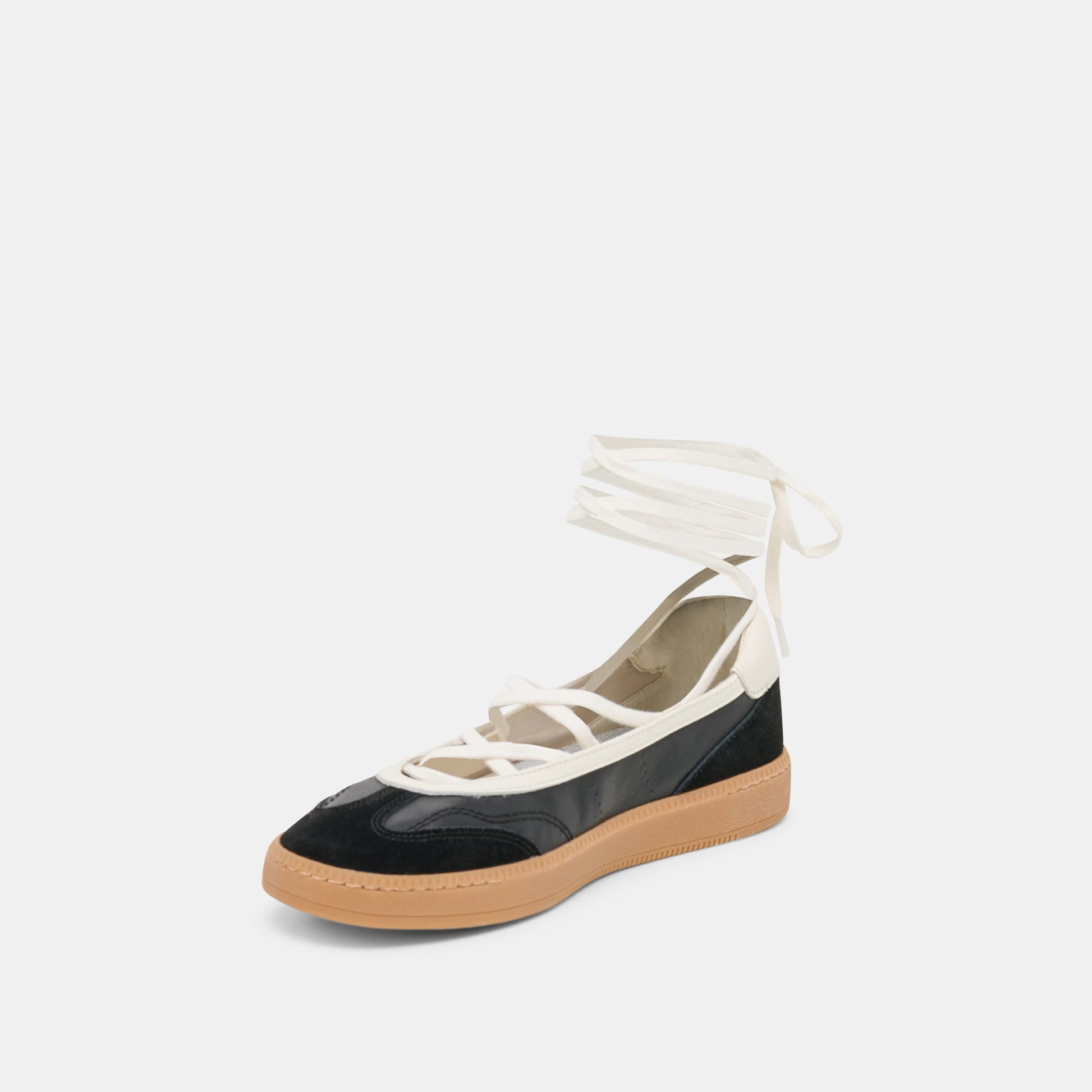 Nyomie Black Leather Sneakers Dolce Vita Outlet