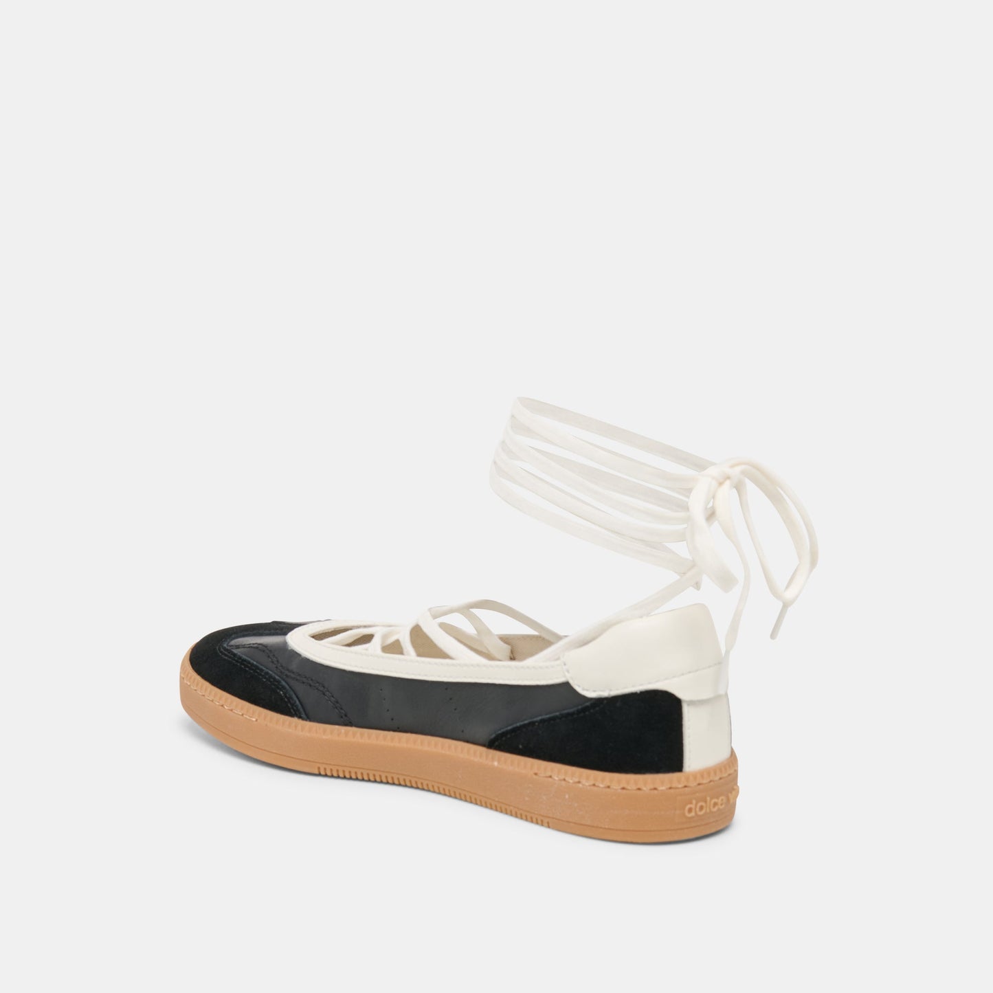 Nyomie Black Leather Sneakers Dolce Vita Outlet