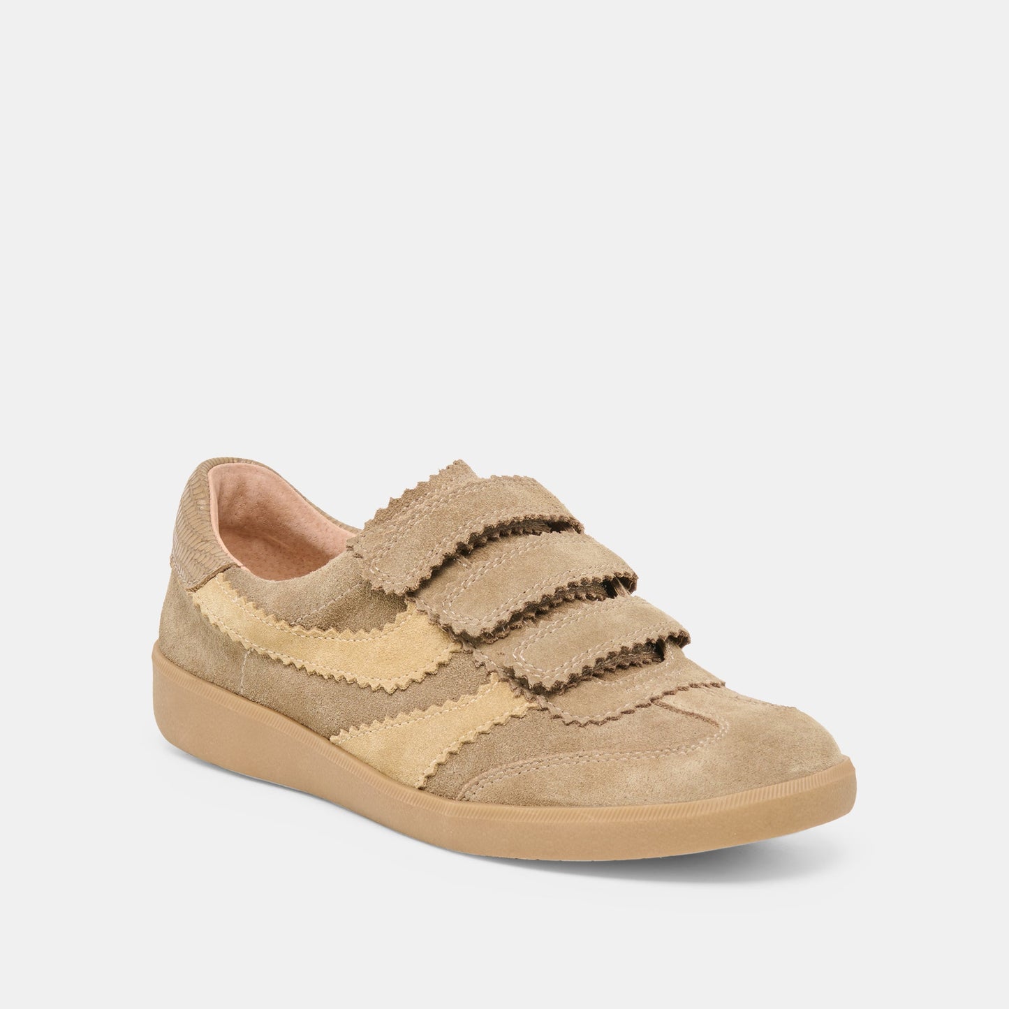 Merit Velcro Taupe Multi Leather Sneakers Dolce Vita For sale