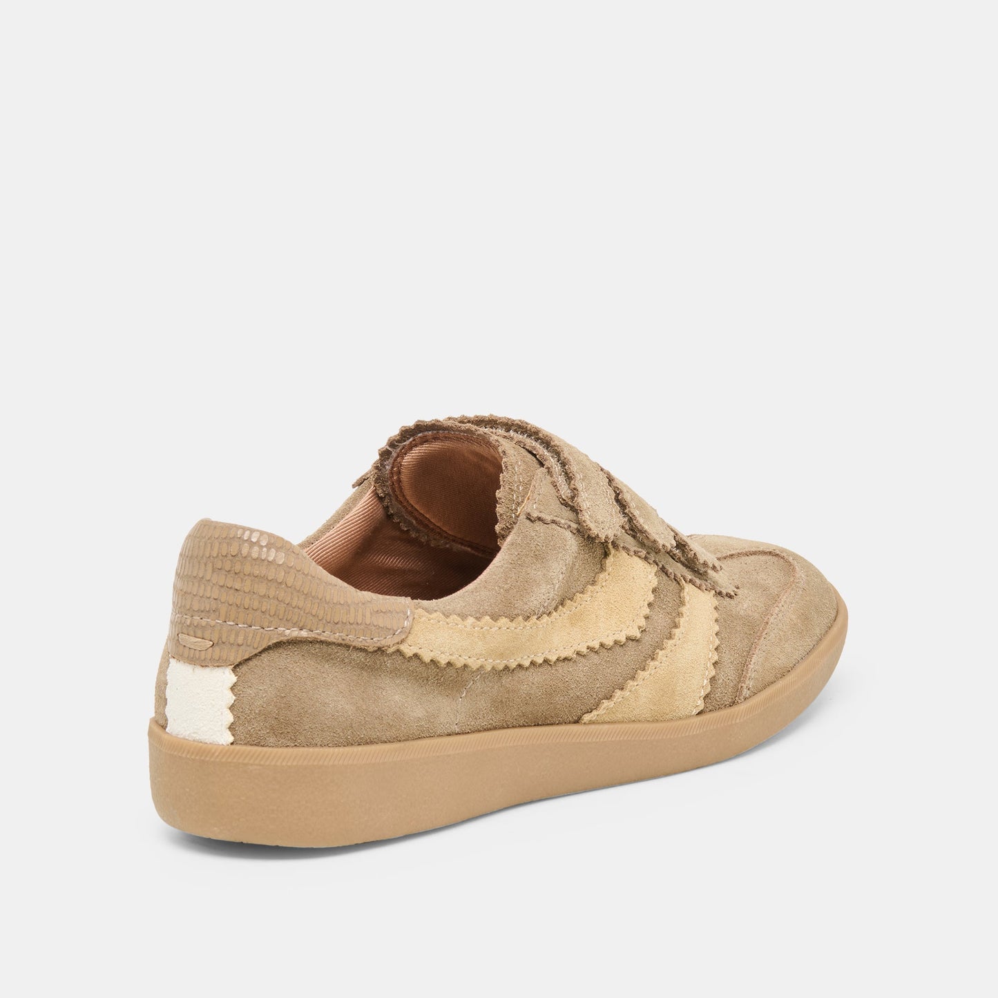 Merit Velcro Taupe Multi Leather Sneakers Dolce Vita For sale