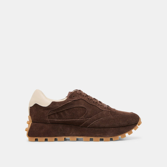 Tricia Dk Brown Suede Sneakers Dolce Vita us