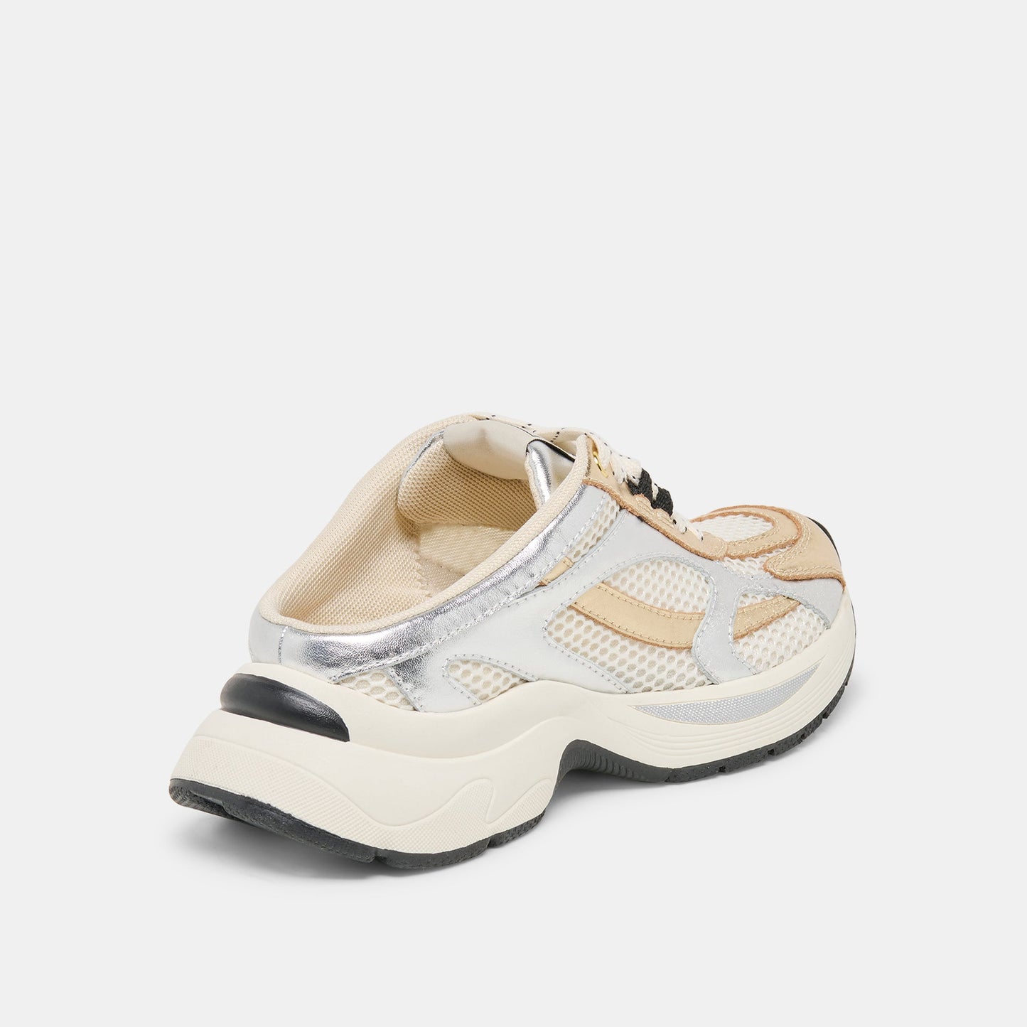 SWAYZY Metallic Multi Leather Platform Slip-on Sneakers Dolce Vita New
