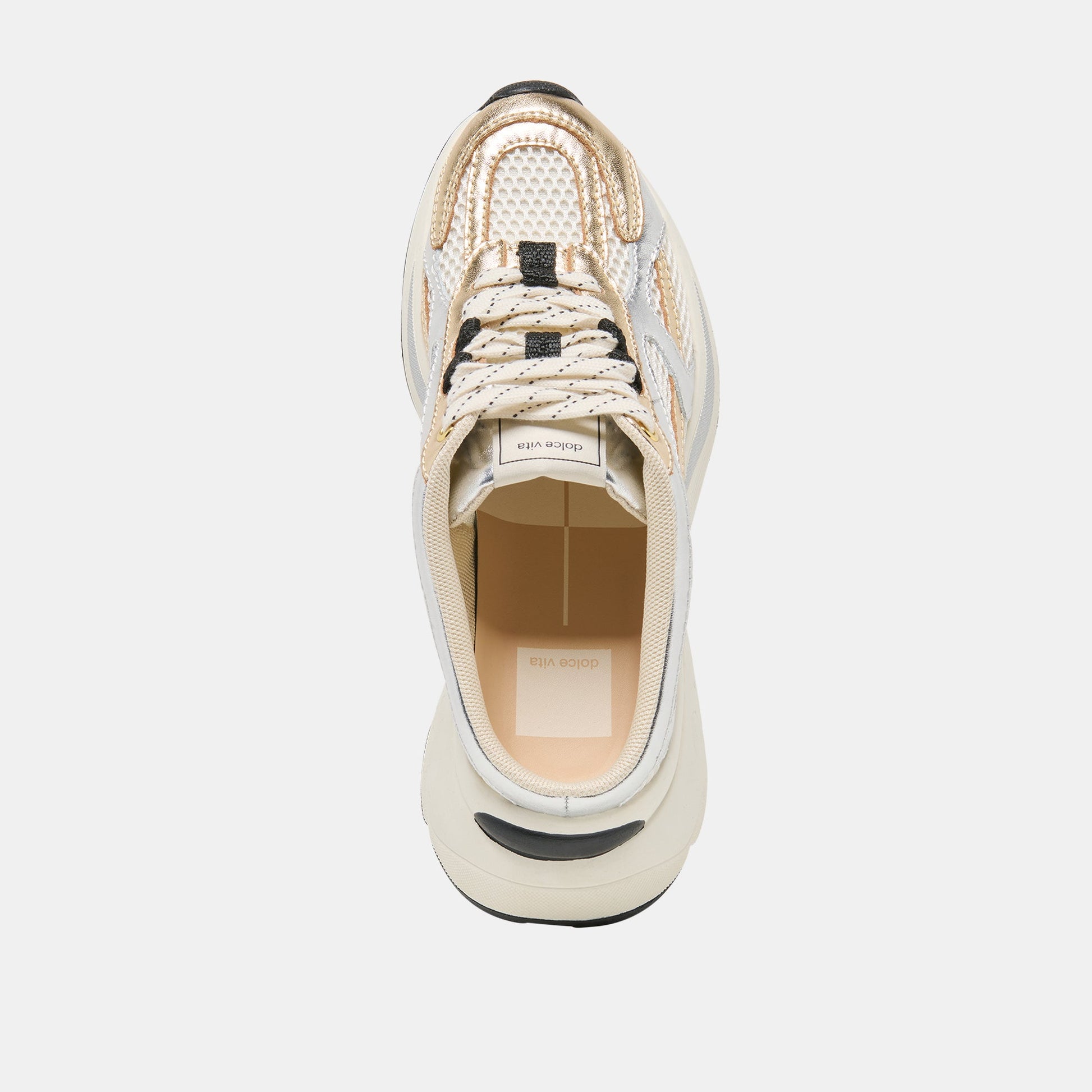 SWAYZY Metallic Multi Leather Platform Slip-on Sneakers Dolce Vita New