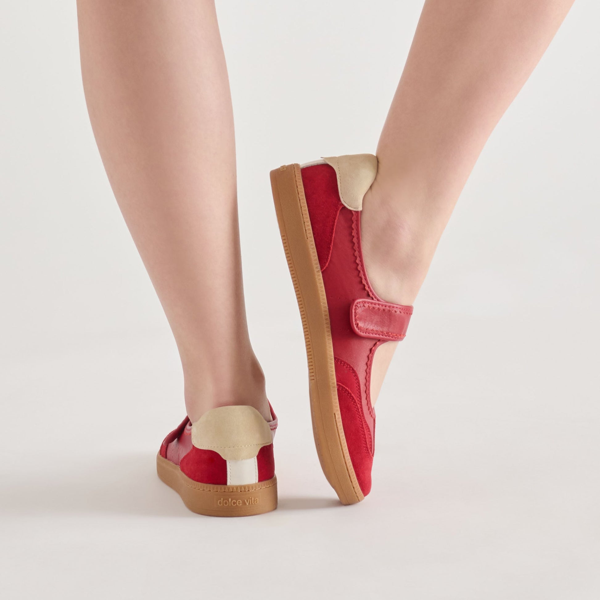 Nanet Crimson Leather Sneakers Dolce Vita Online