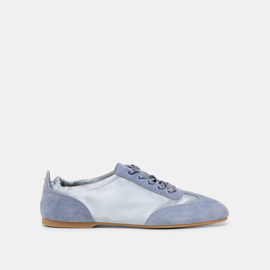 Itzy Periwinkle Satin Sneakers Dolce Vita Outlet