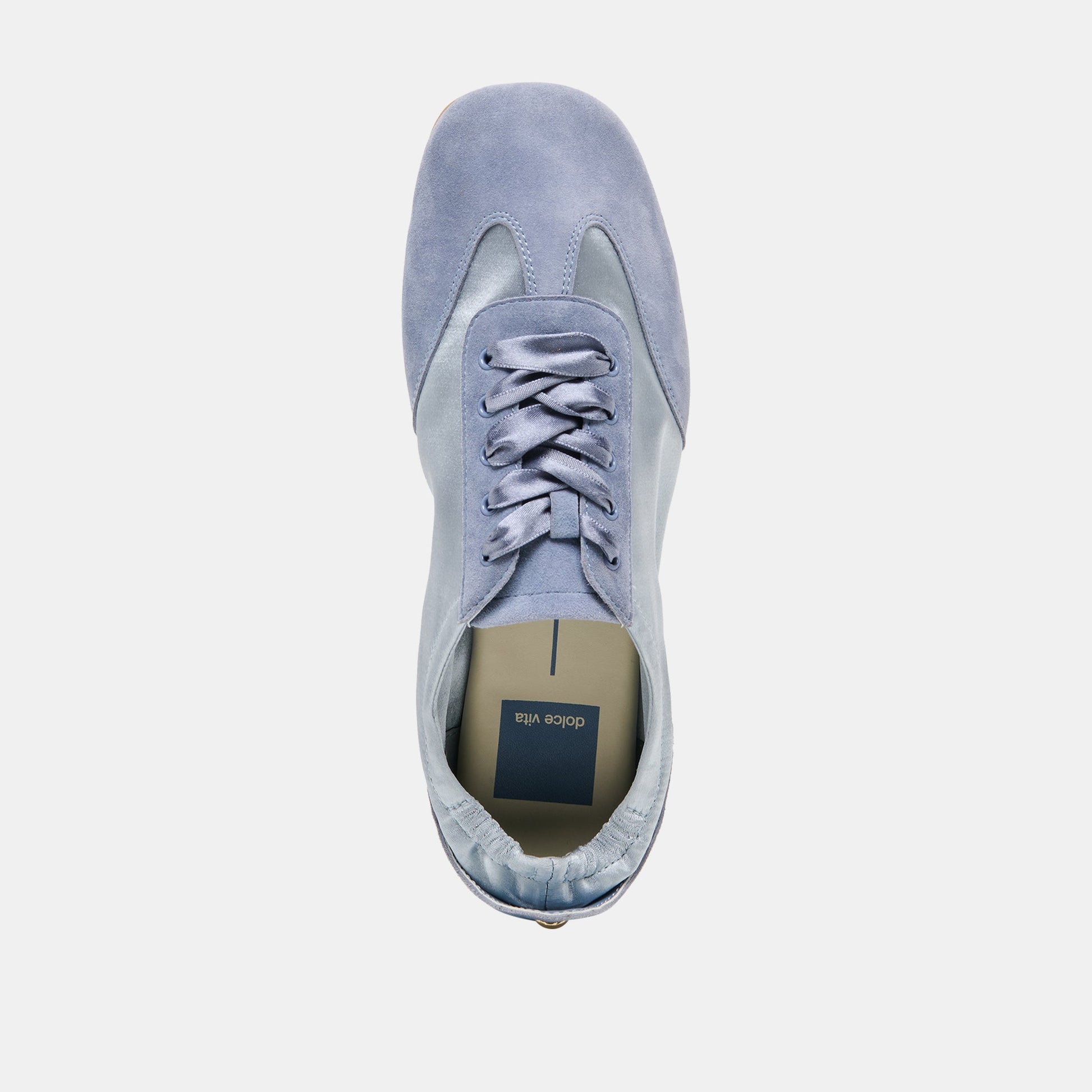 Itzy Periwinkle Satin Sneakers Dolce Vita Outlet