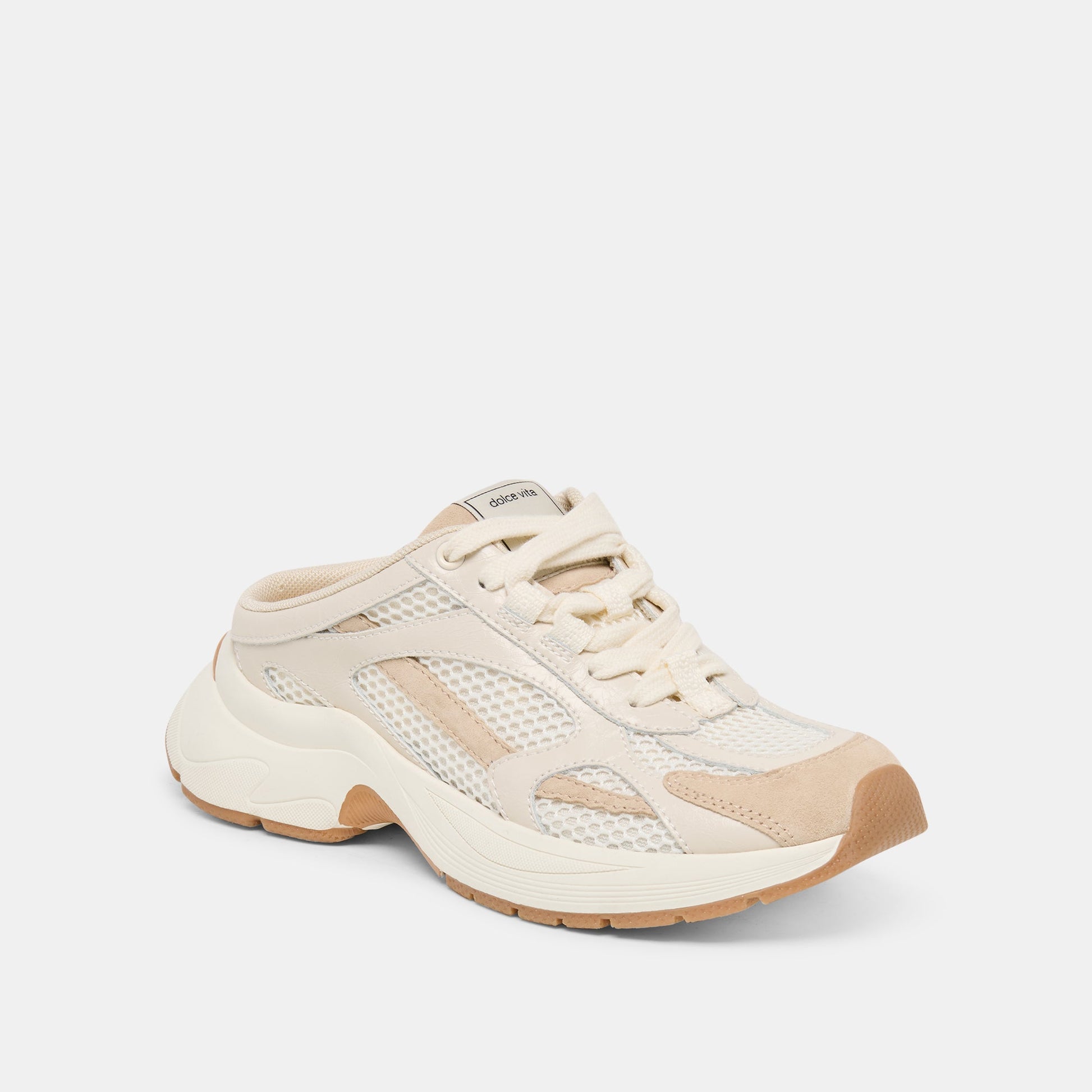 SWAYZY Ivory Multi Suede Platform Slip-on Sneakers Dolce Vita On sale