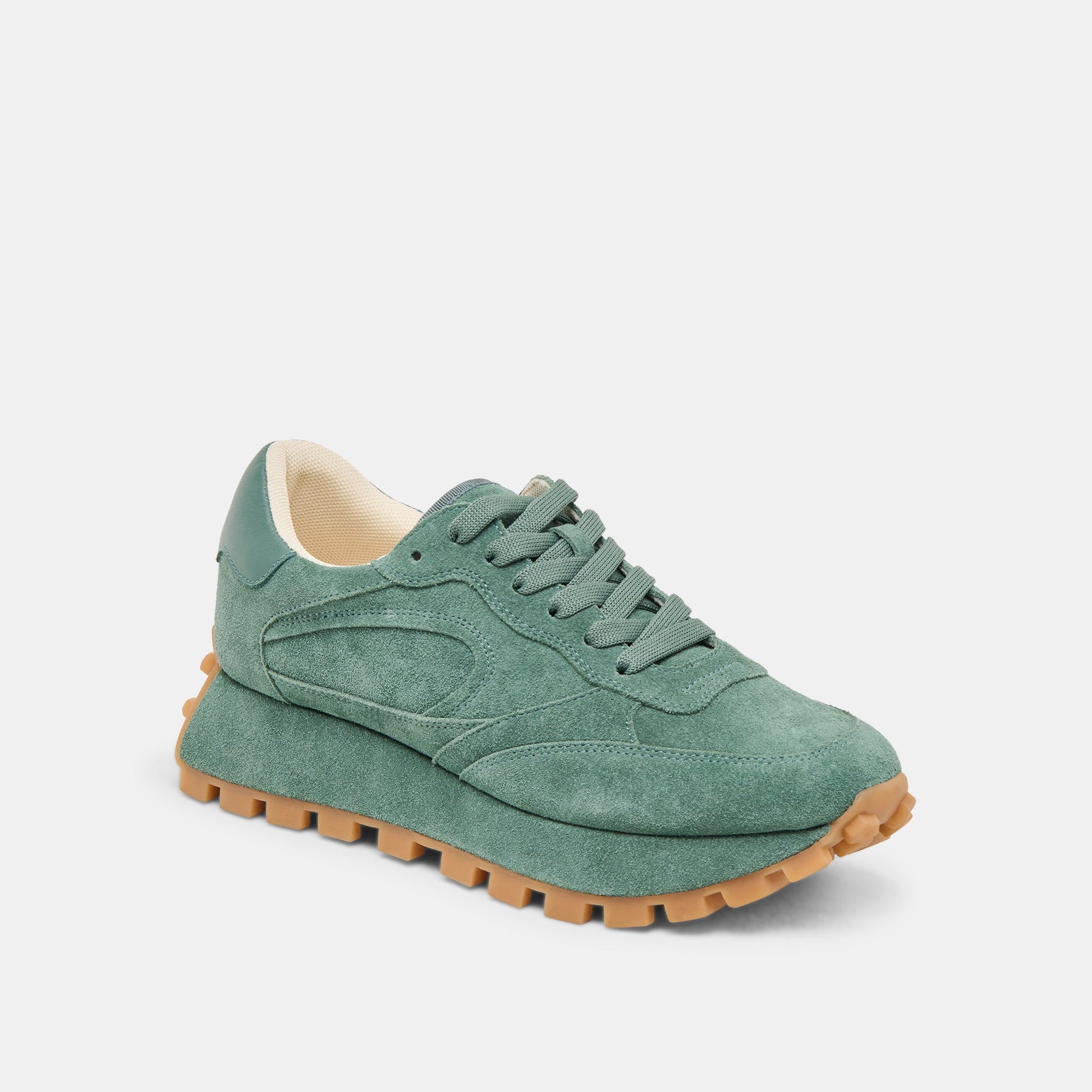 Tricia Dk Green Suede Sneakers Dolce Vita New