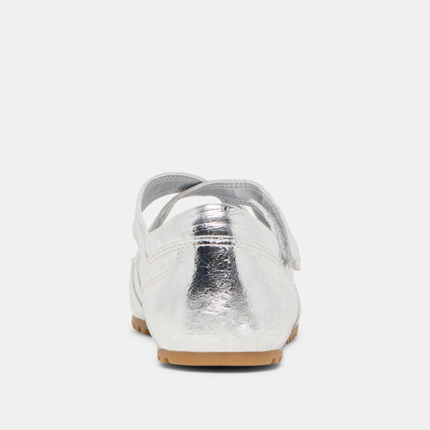 YONO Silver Distressed Leather Ballet Sneaker Flats Dolce Vita Discount